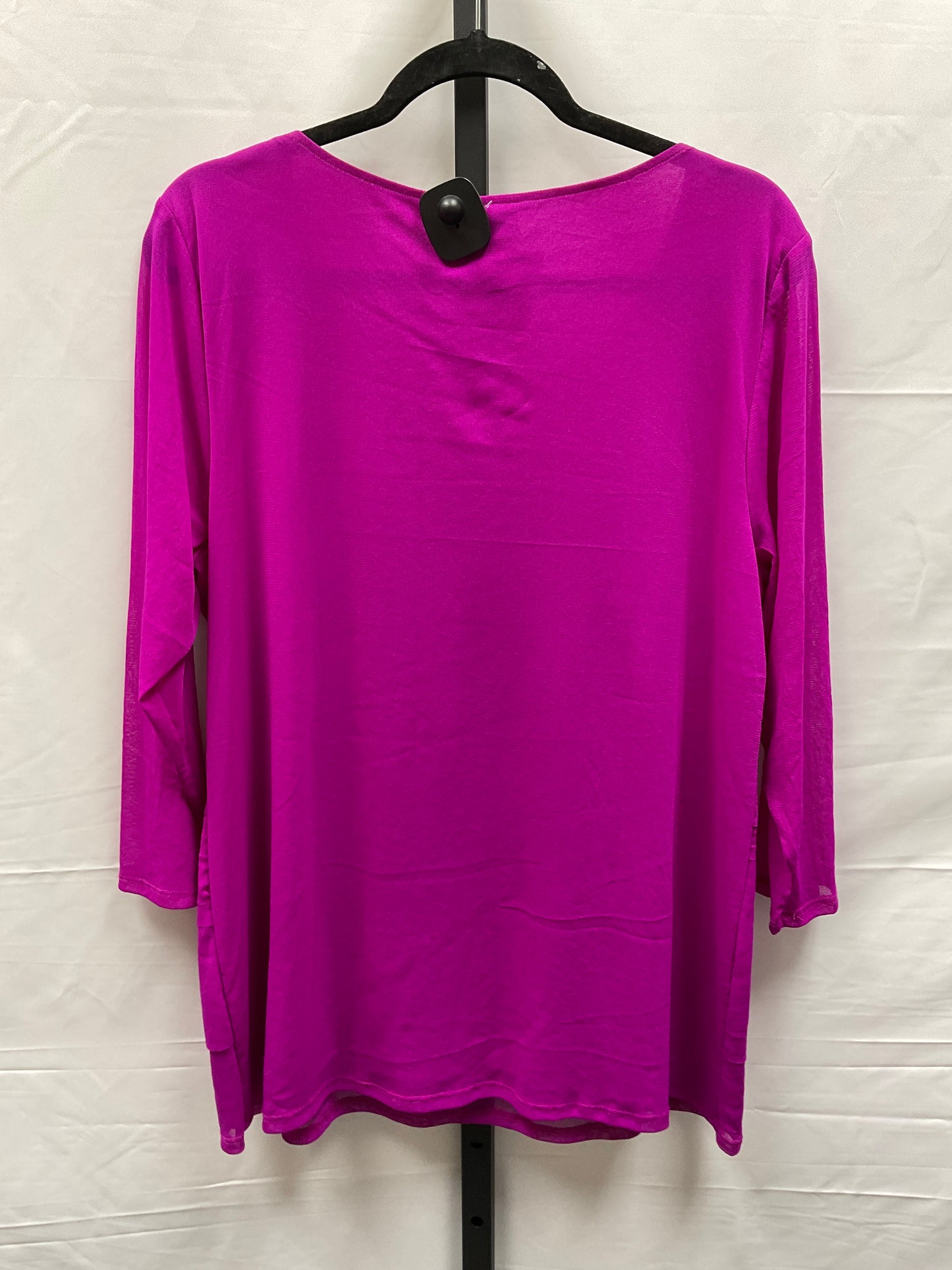 Purple Top Long Sleeve Alfani, Size 2x