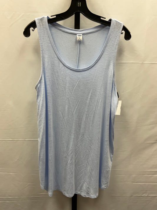 Blue Top Sleeveless Basic Old Navy, Size M