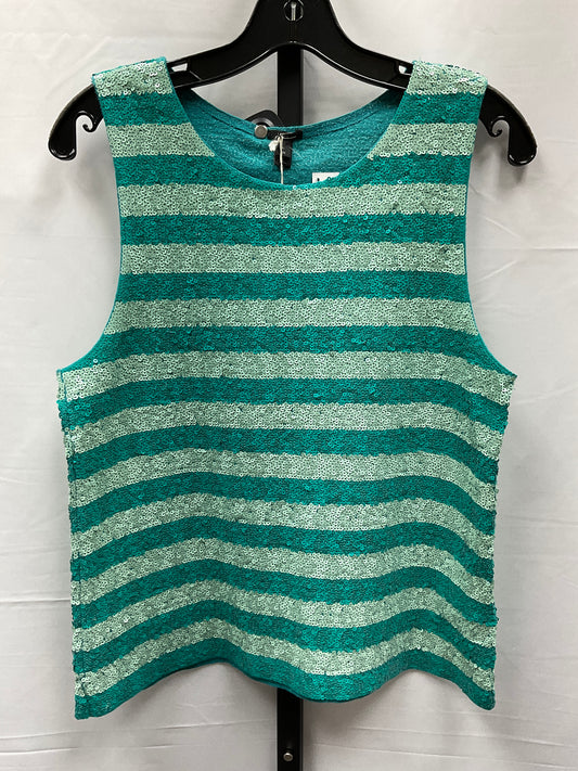 Blue Top Sleeveless J. Crew, Size M