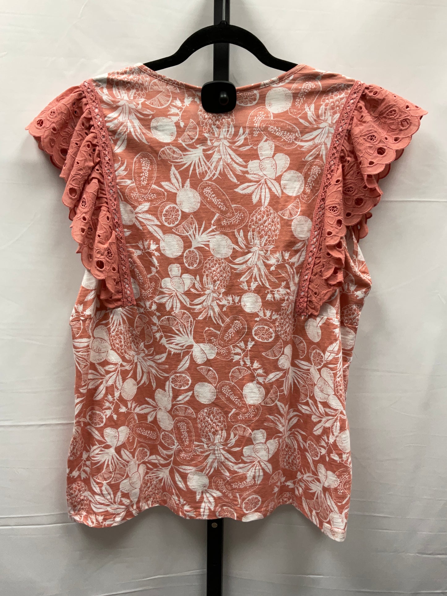 Pink Top Short Sleeve Lc Lauren Conrad, Size Xl