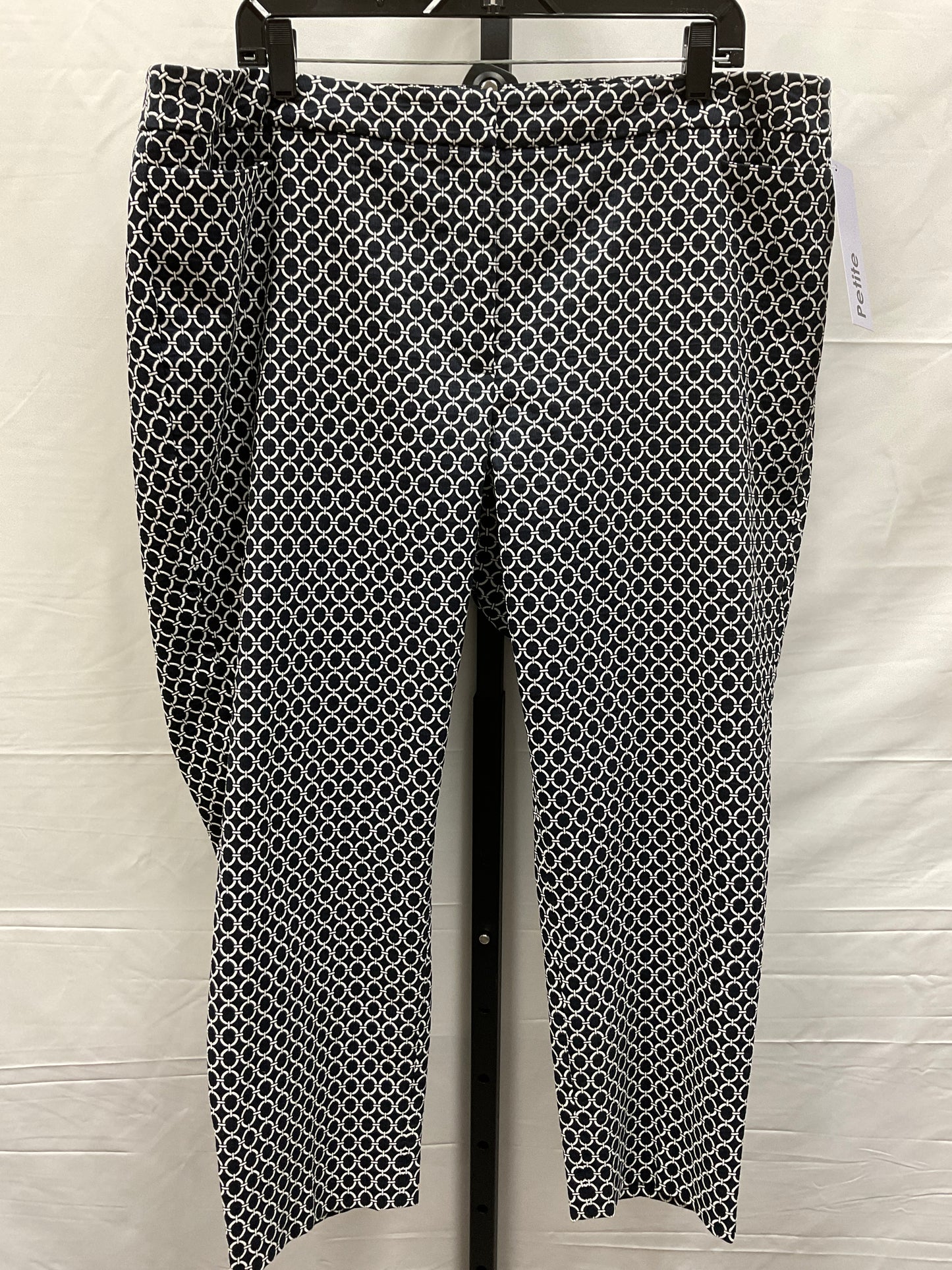 Navy Pants Dress Talbots, Size 18