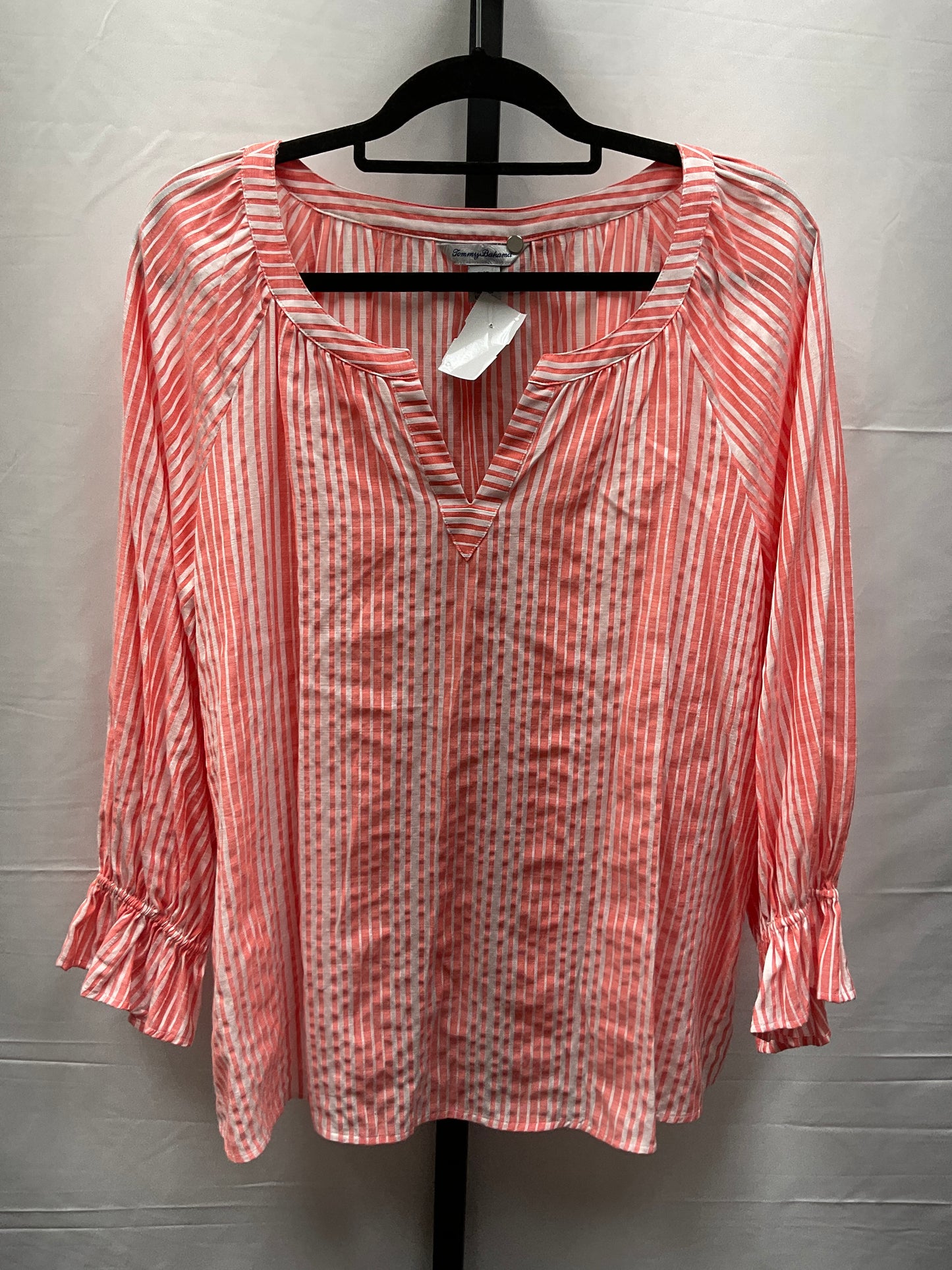 Striped Pattern Top Long Sleeve Tommy Bahama, Size L