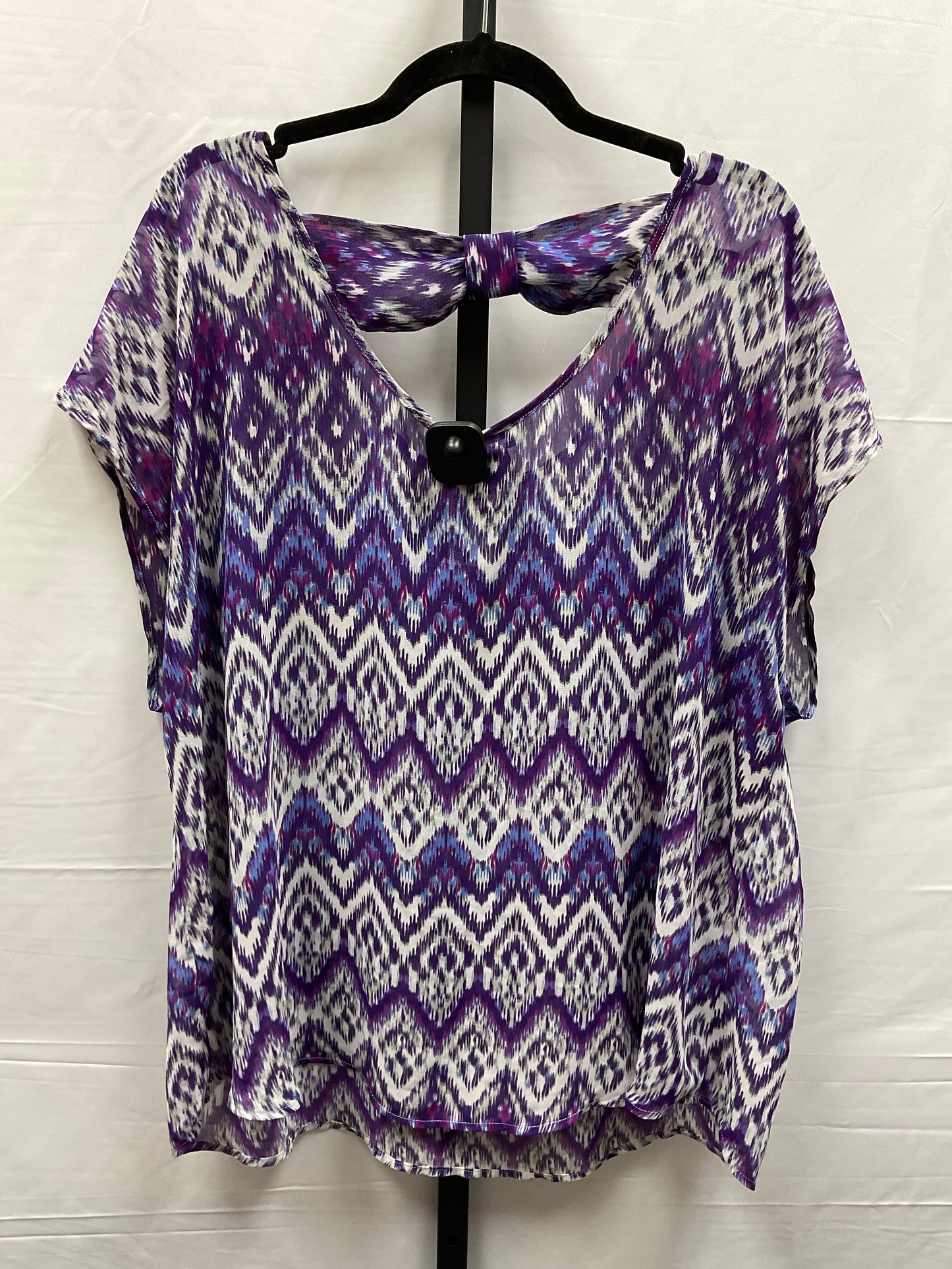 Purple Top Short Sleeve Torrid, Size 2x