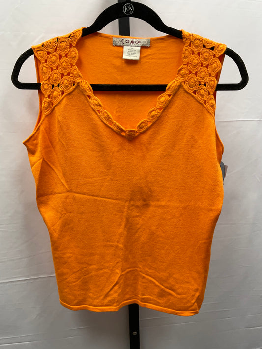 Orange Top Cami Clothes Mentor, Size M