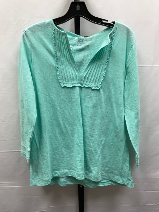 Blue Top Long Sleeve Gap, Size M