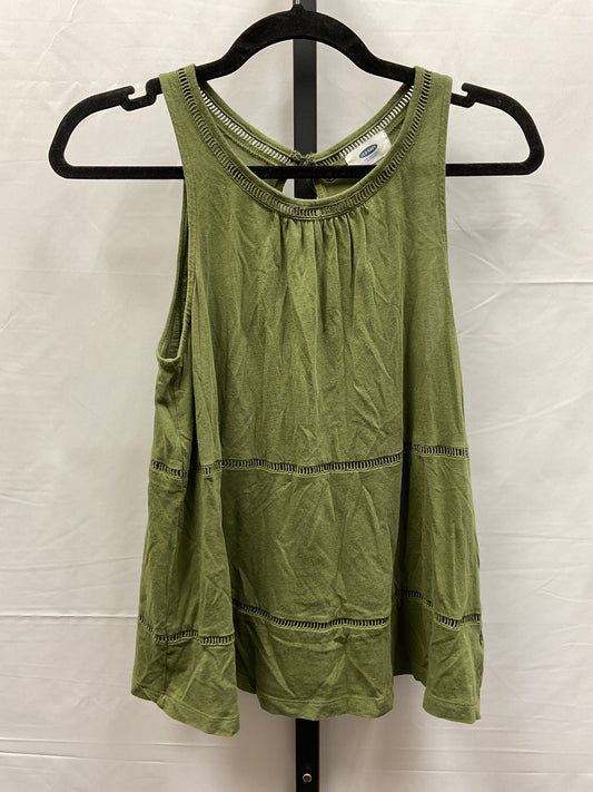 Green Top Sleeveless Old Navy, Size S