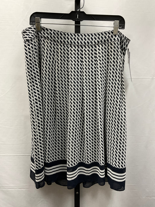 Navy Skirt Midi Talbots, Size 16