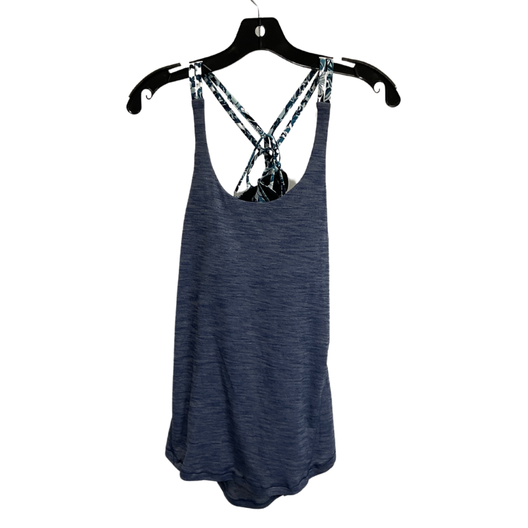 Athletic Tank Top By Lululemon In Blue, Size: 6