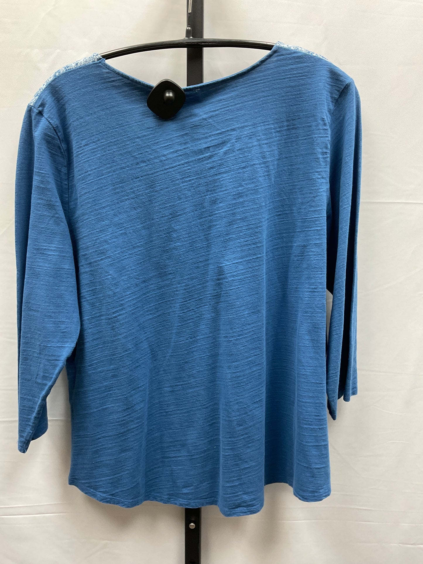 Blue Top Long Sleeve St Johns Bay, Size Xl