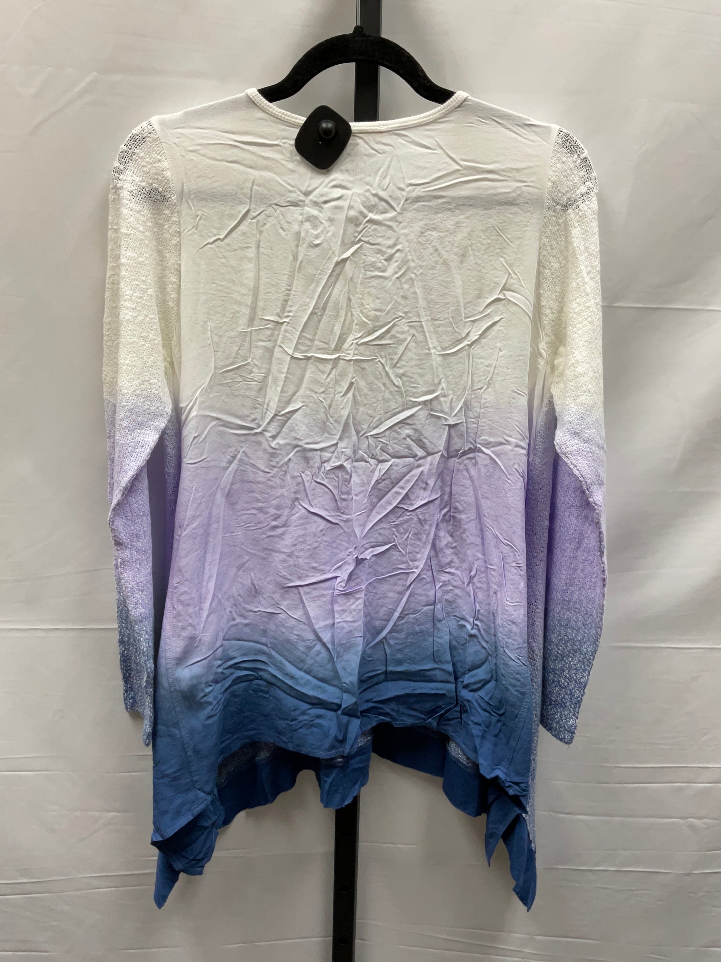 Ombre Print Top Long Sleeve Easel, Size S