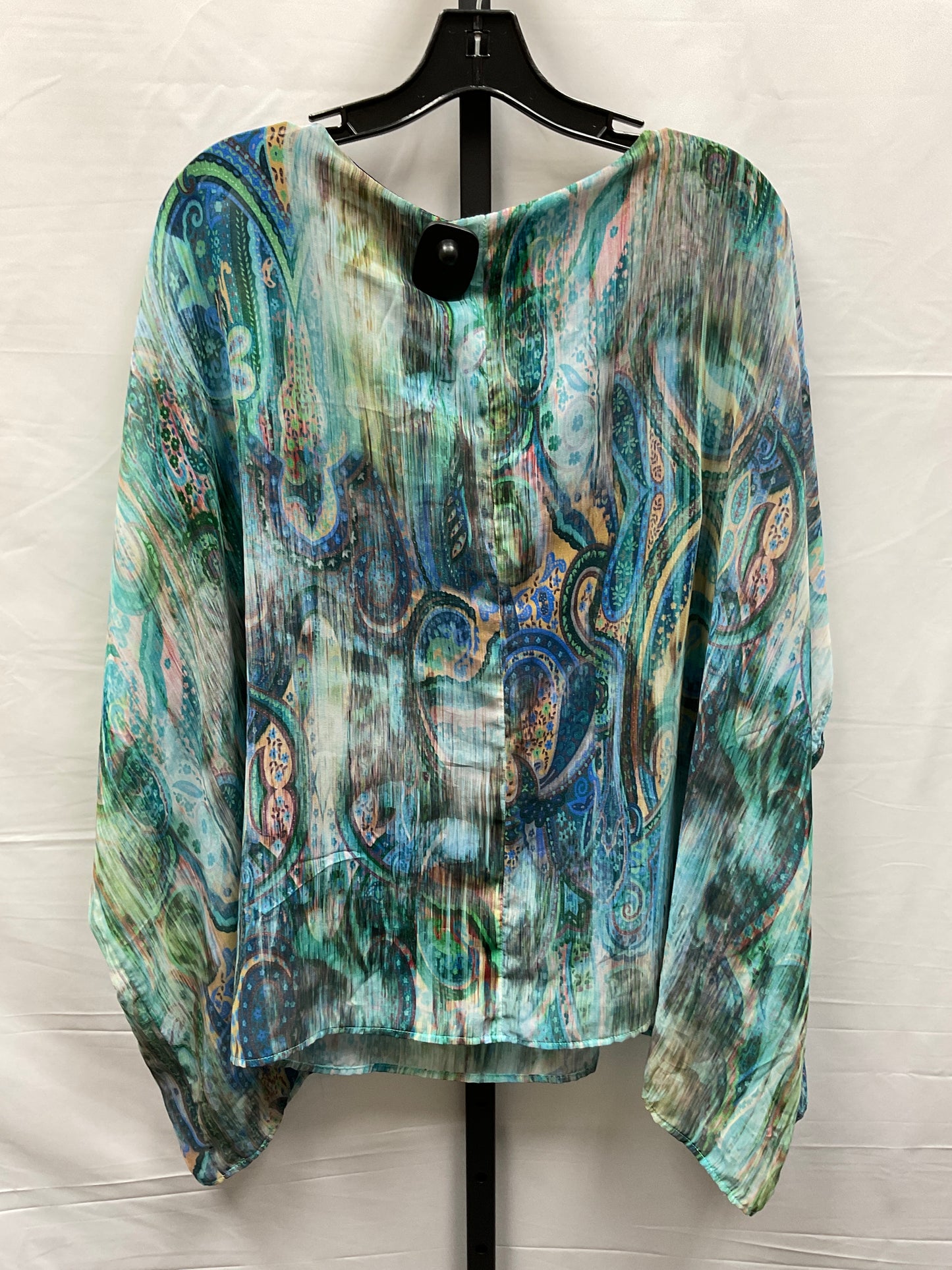 Multi-colored Top Short Sleeve Karen Kane, Size Xl