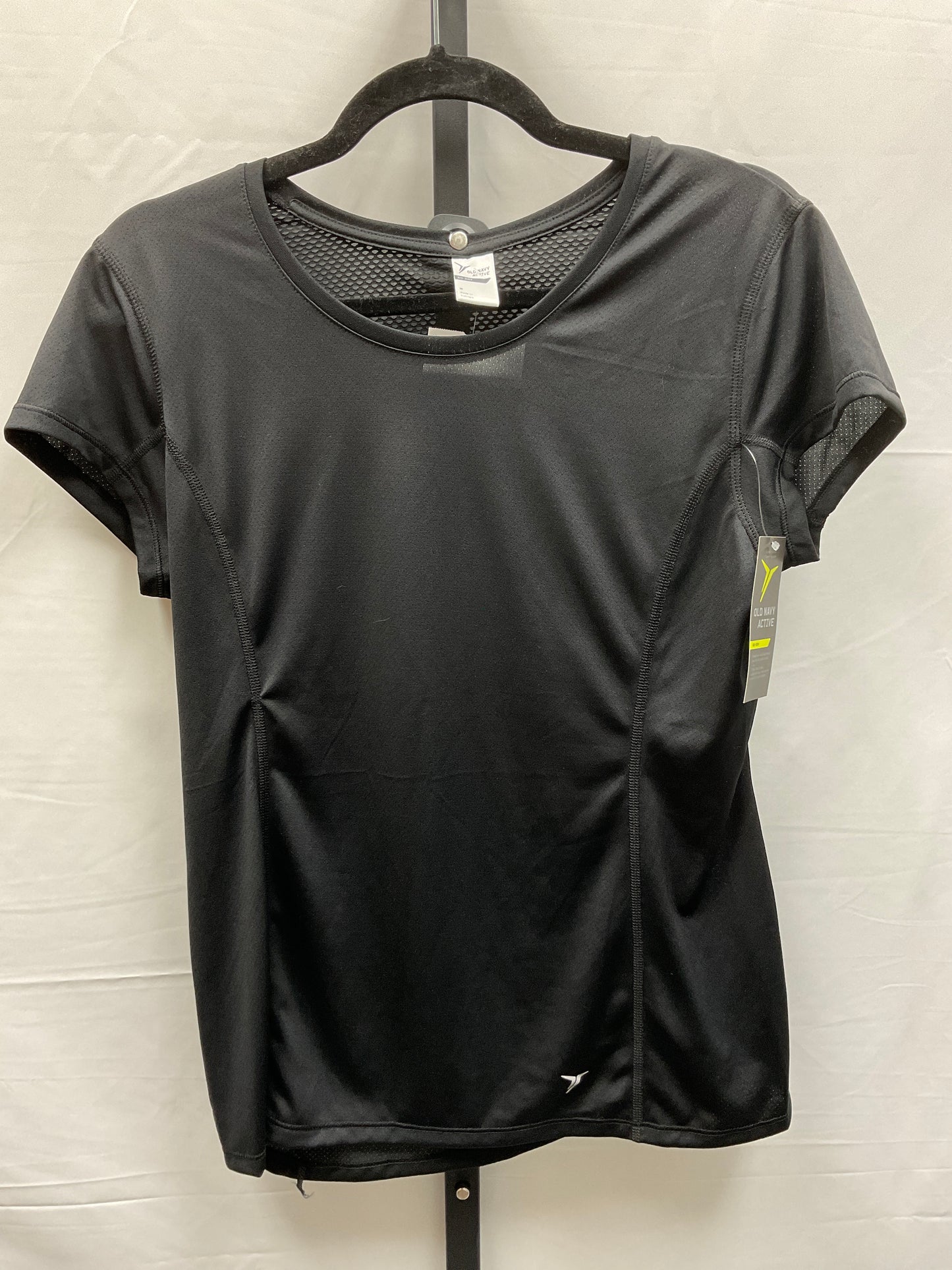 Black Athletic Top Short Sleeve Old Navy, Size M