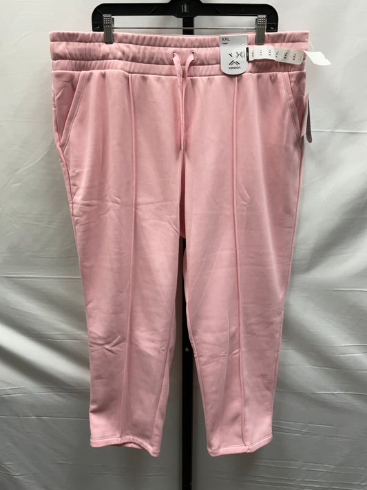 Pink Athletic Pants Xersion, Size Xxl