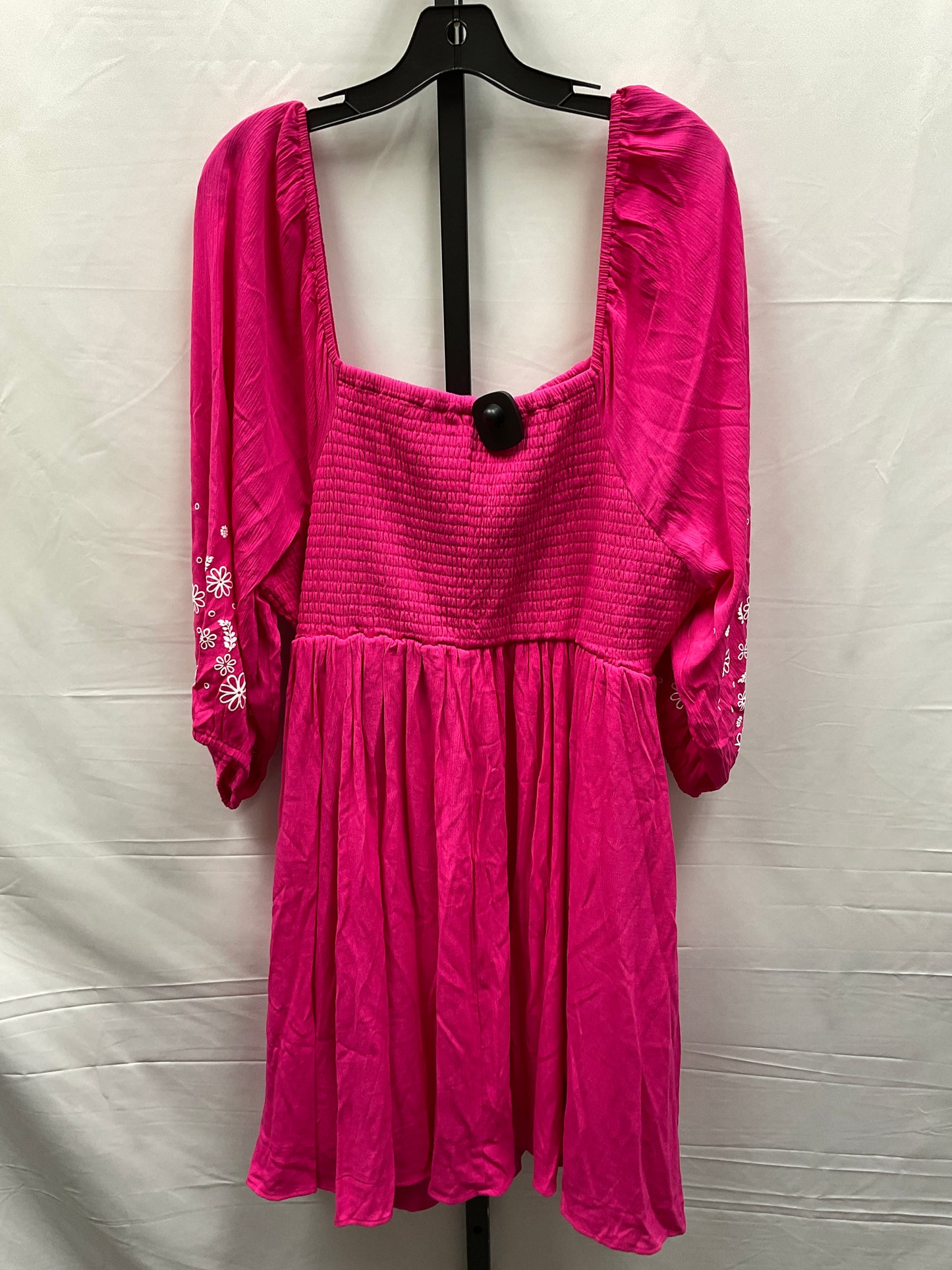 Pink Dress Casual Midi Torrid, Size 3x