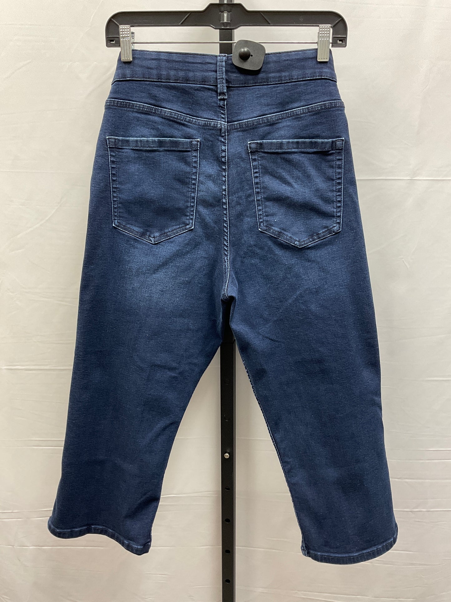 Jeans Cropped By Liz Claiborne In Blue Denim, Size: 16