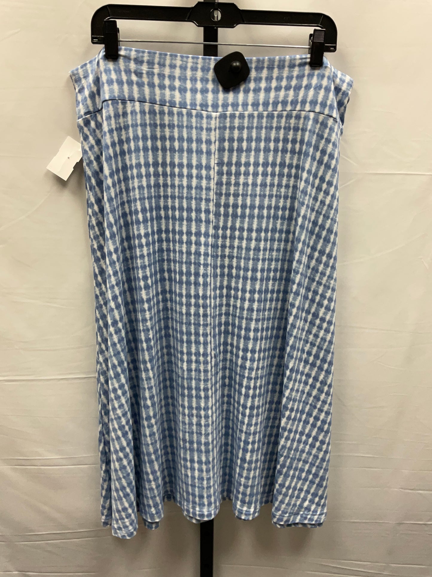 Blue & White Skirt Midi Joe Fresh, Size L