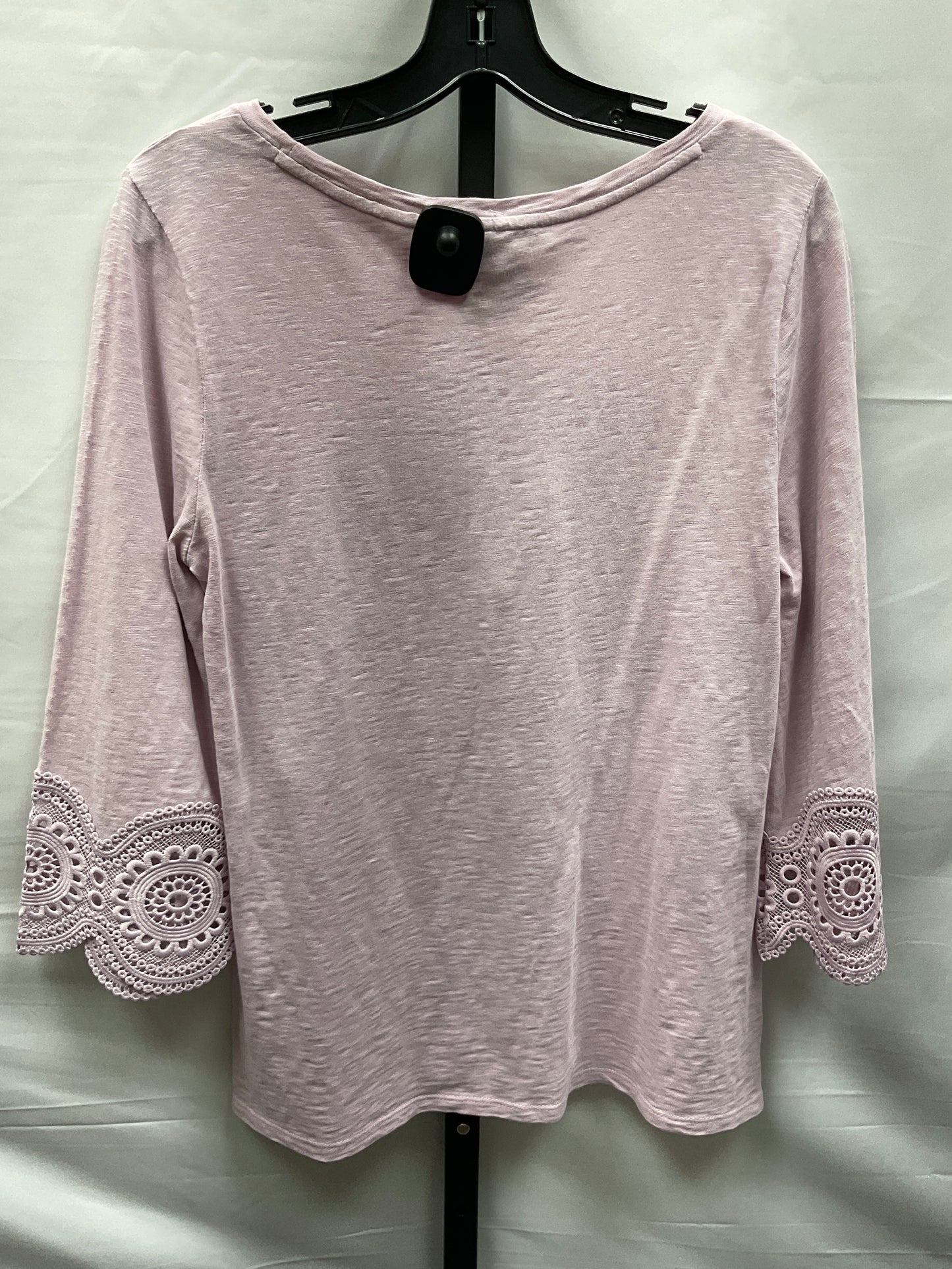 Pink Top Long Sleeve Loft, Size S