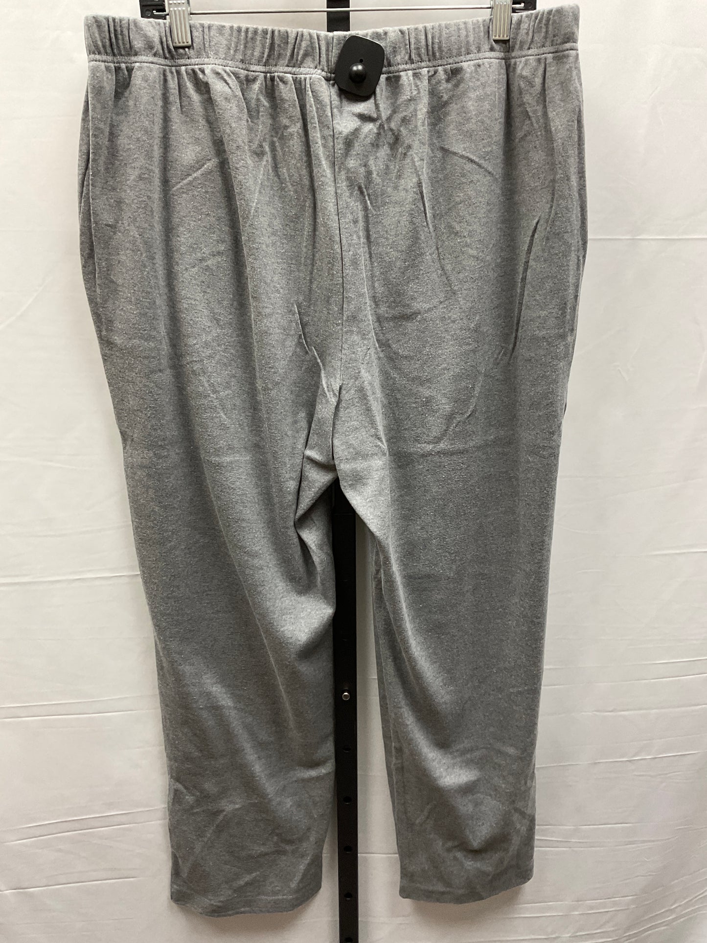 Pants Lounge By Roamans In Grey, Size: 1x