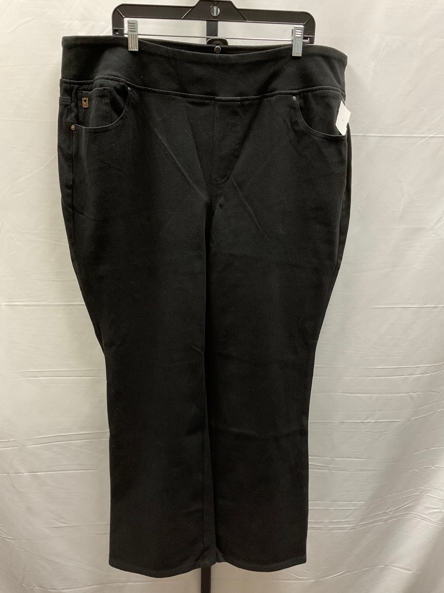 Jeans Jeggings By Belle By Kim Gravel In Black, Size: 26