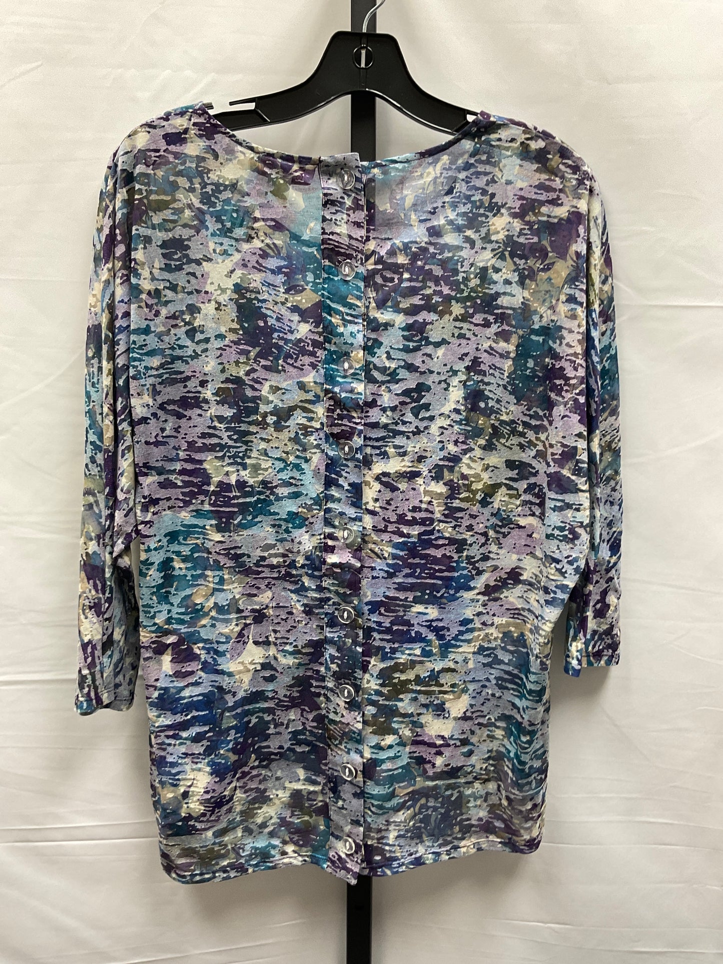 Multi-colored Top Long Sleeve Coldwater Creek, Size M