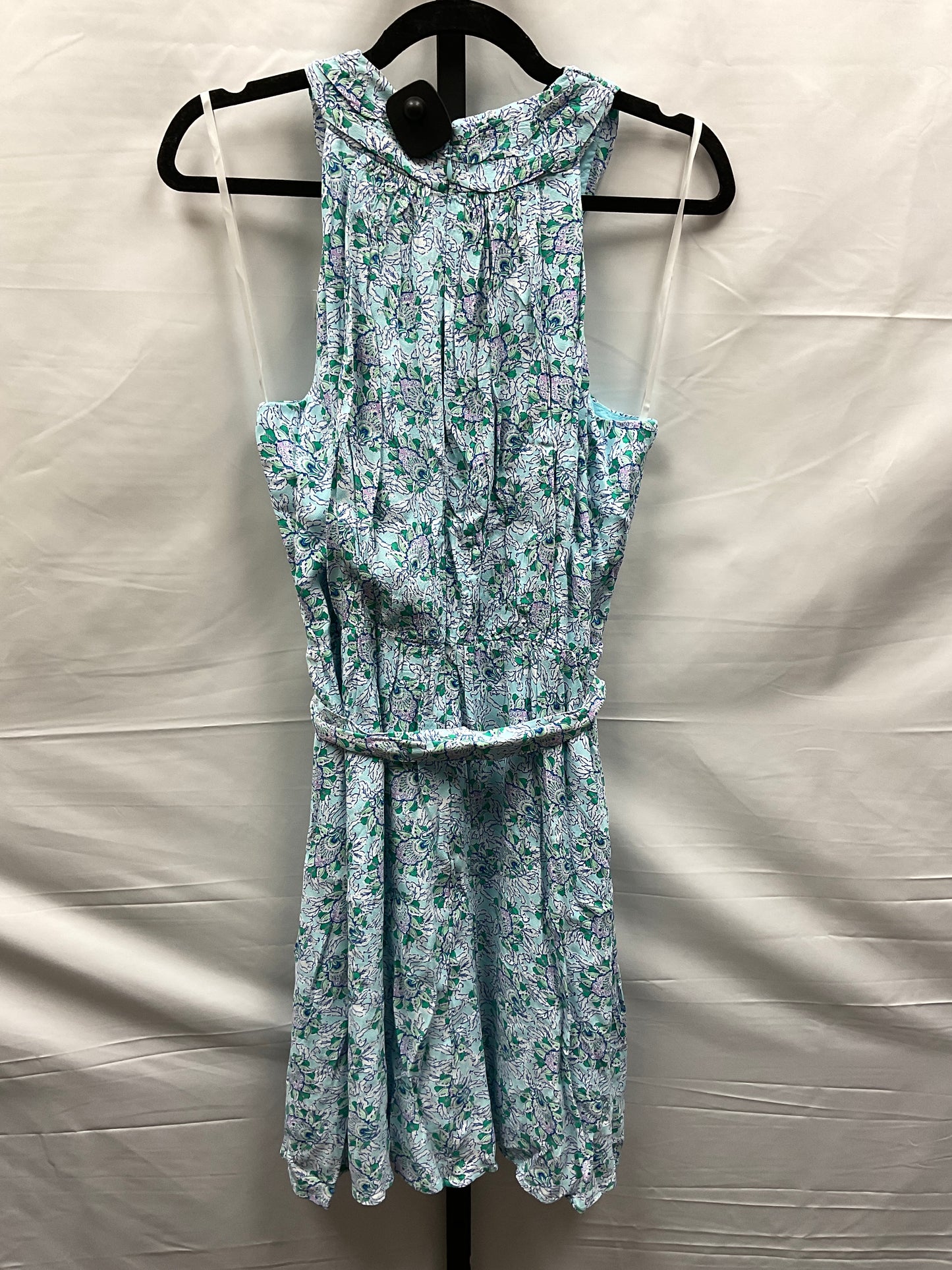 Floral Print Dress Casual Short Loft, Size S