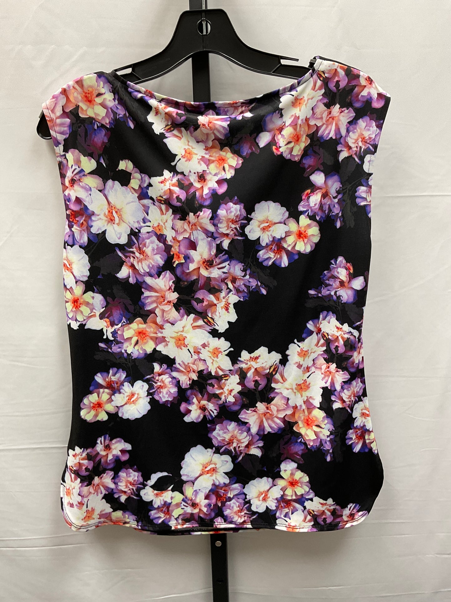 Floral Print Top Sleeveless Liz Claiborne, Size S