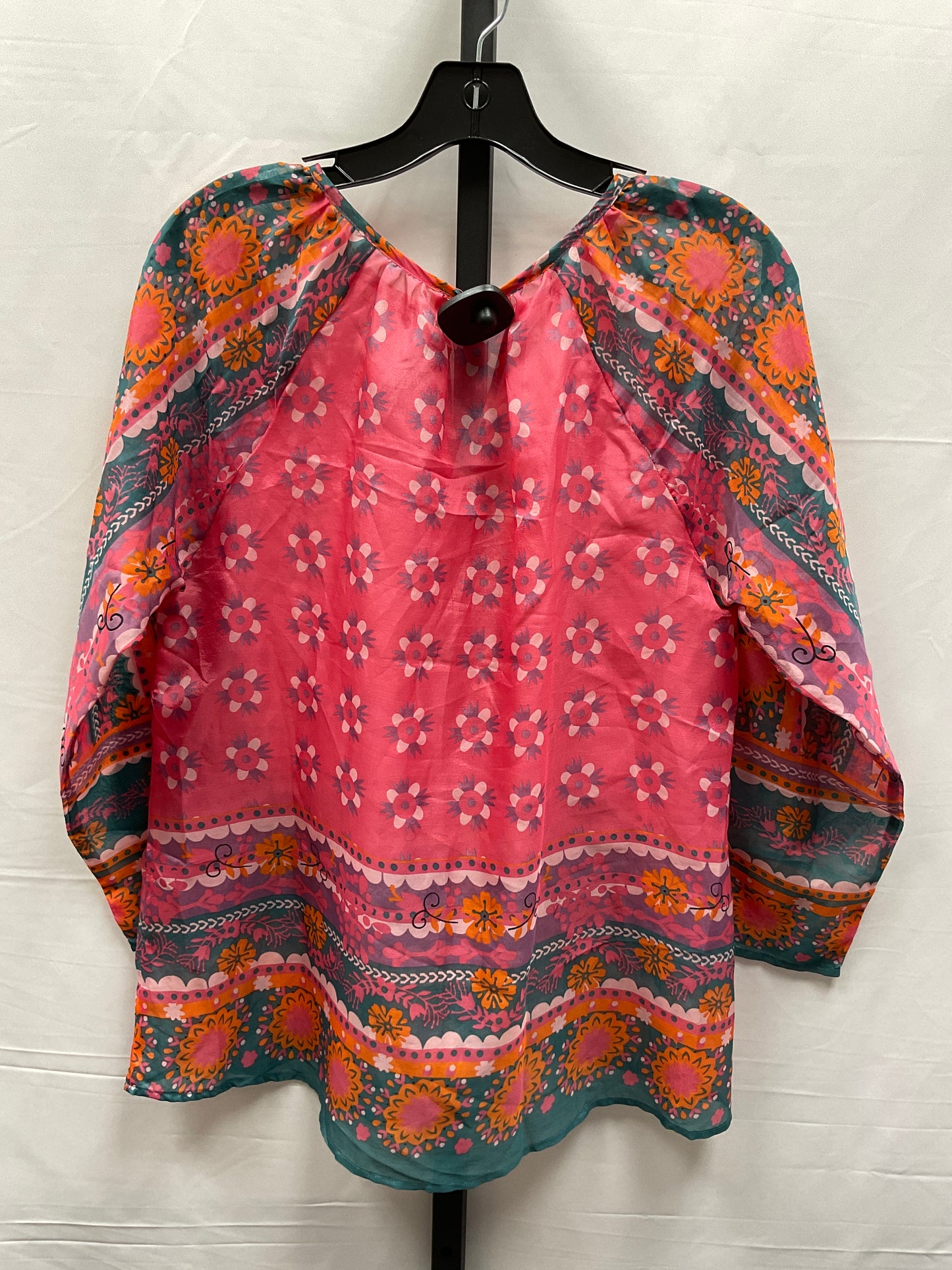 Top Long Sleeve By Natural Life In Multi-colored, Size: S