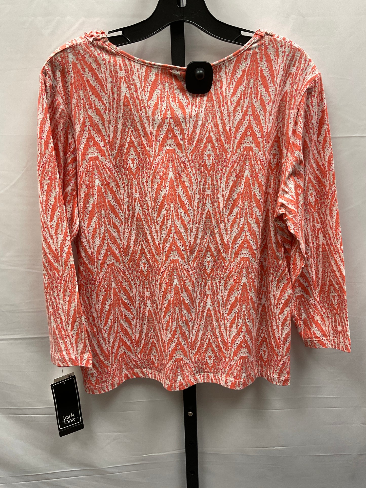 Multi-colored Top 3/4 Sleeve Lark Lane, Size L