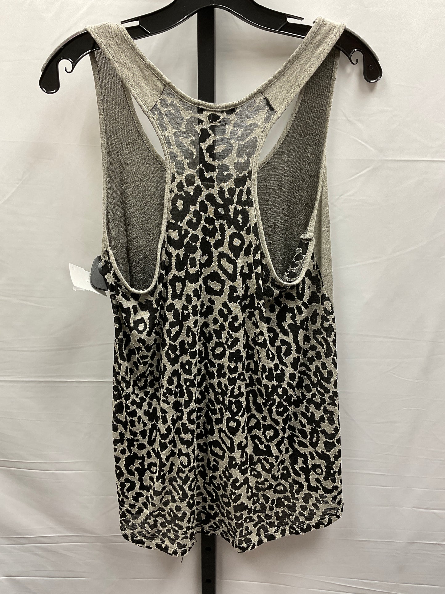 Black & Grey Top Sleeveless Soprano, Size M