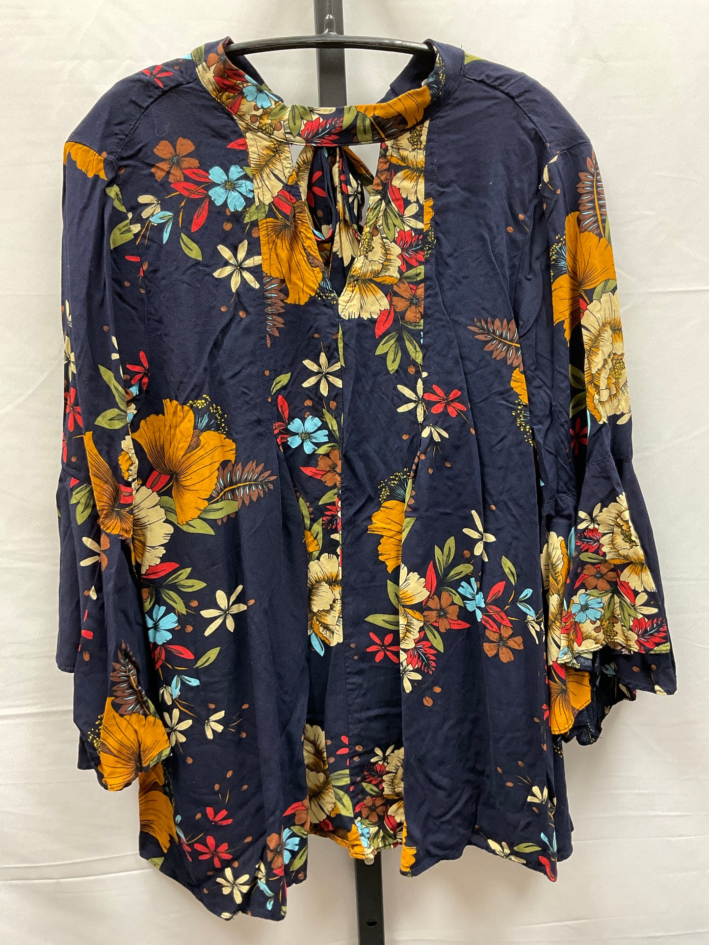 Floral Print Top Long Sleeve Jodifl, Size L