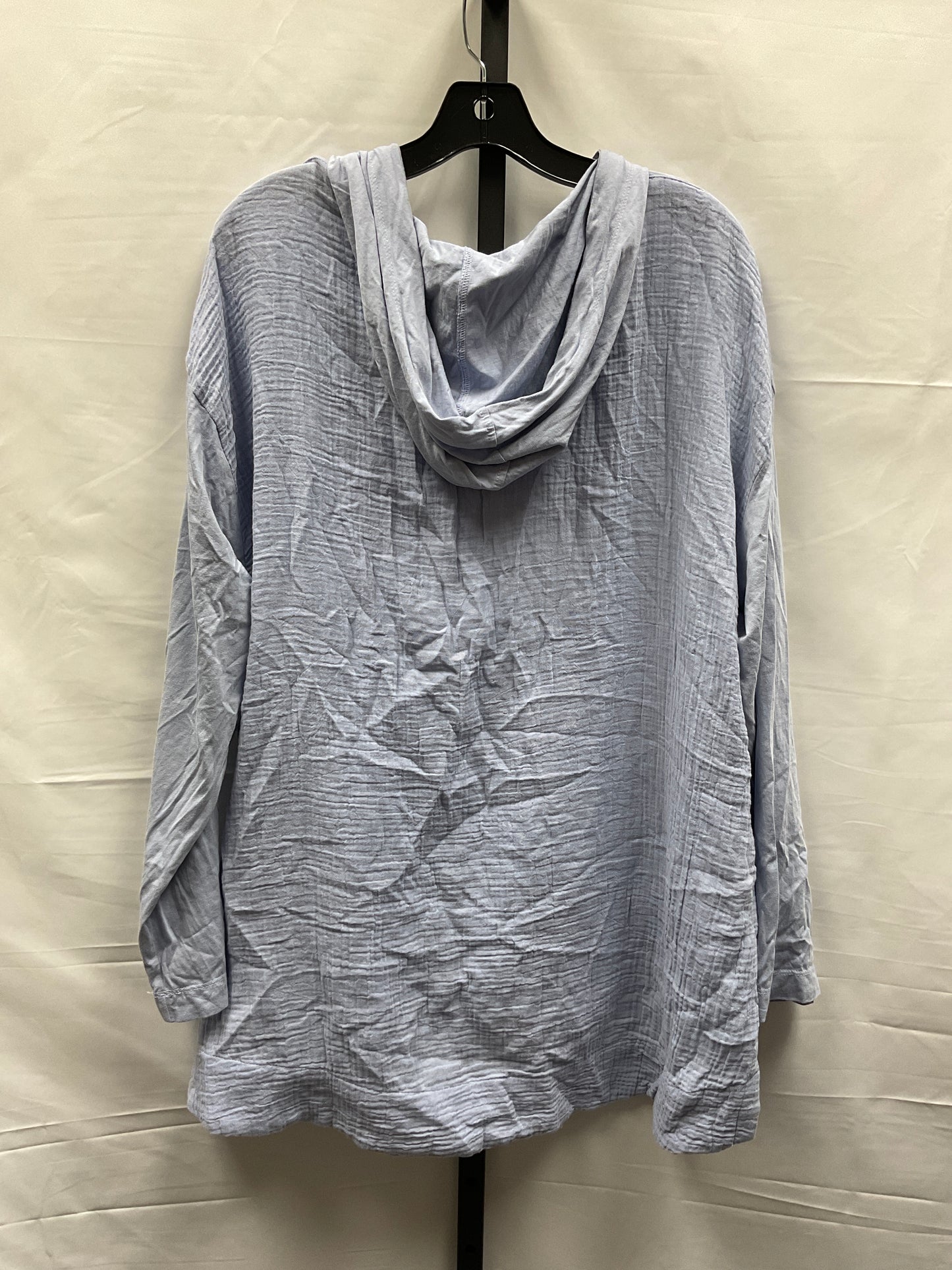 Blue Top Long Sleeve Pure Jill, Size Xl