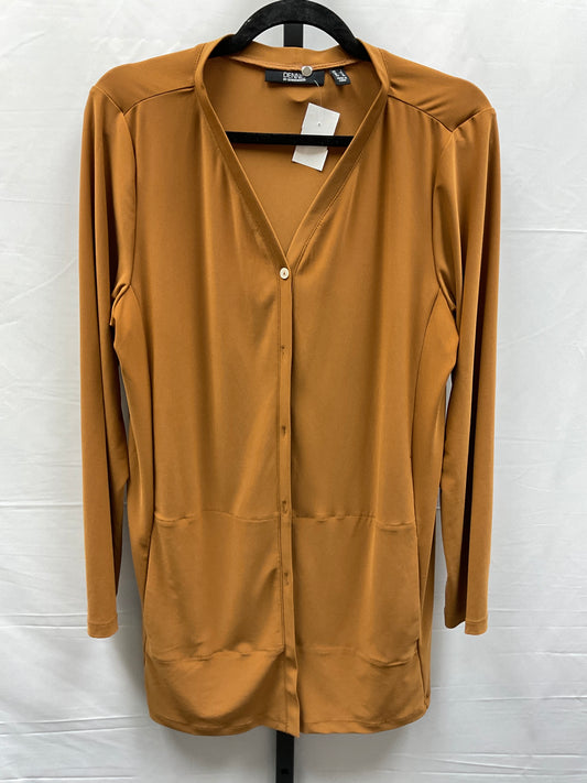 Tan Kimono Dennis Basso Qvc, Size L