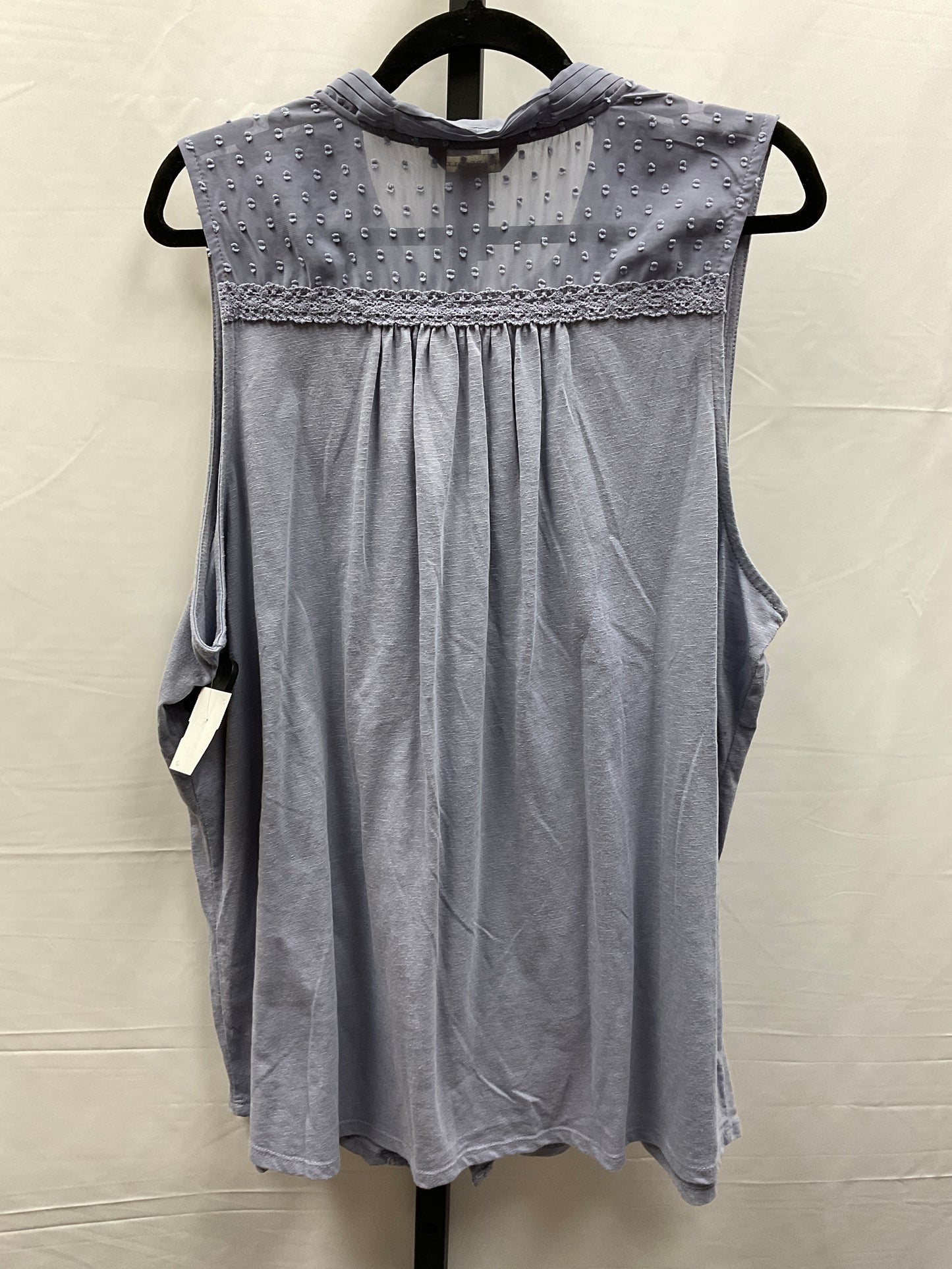 Purple Top Sleeveless Clothes Mentor, Size 2x