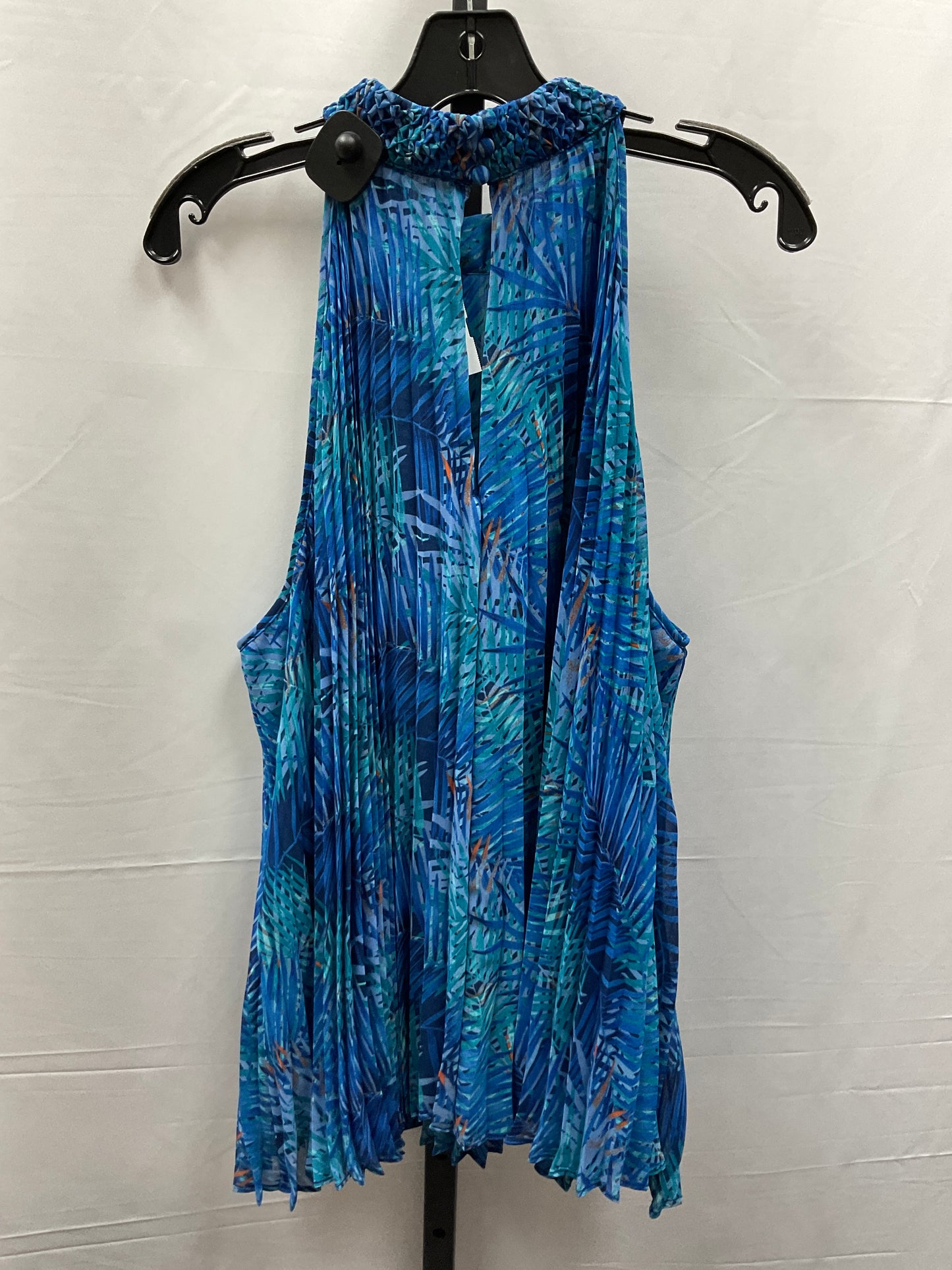 Blue Top Sleeveless Jennifer Lopez, Size 2x