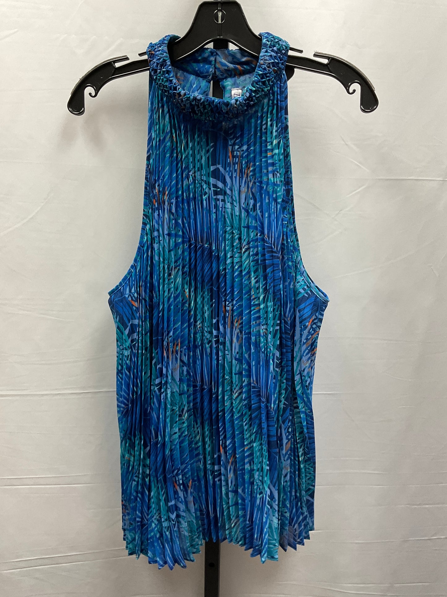 Blue Top Sleeveless Jennifer Lopez, Size 2x