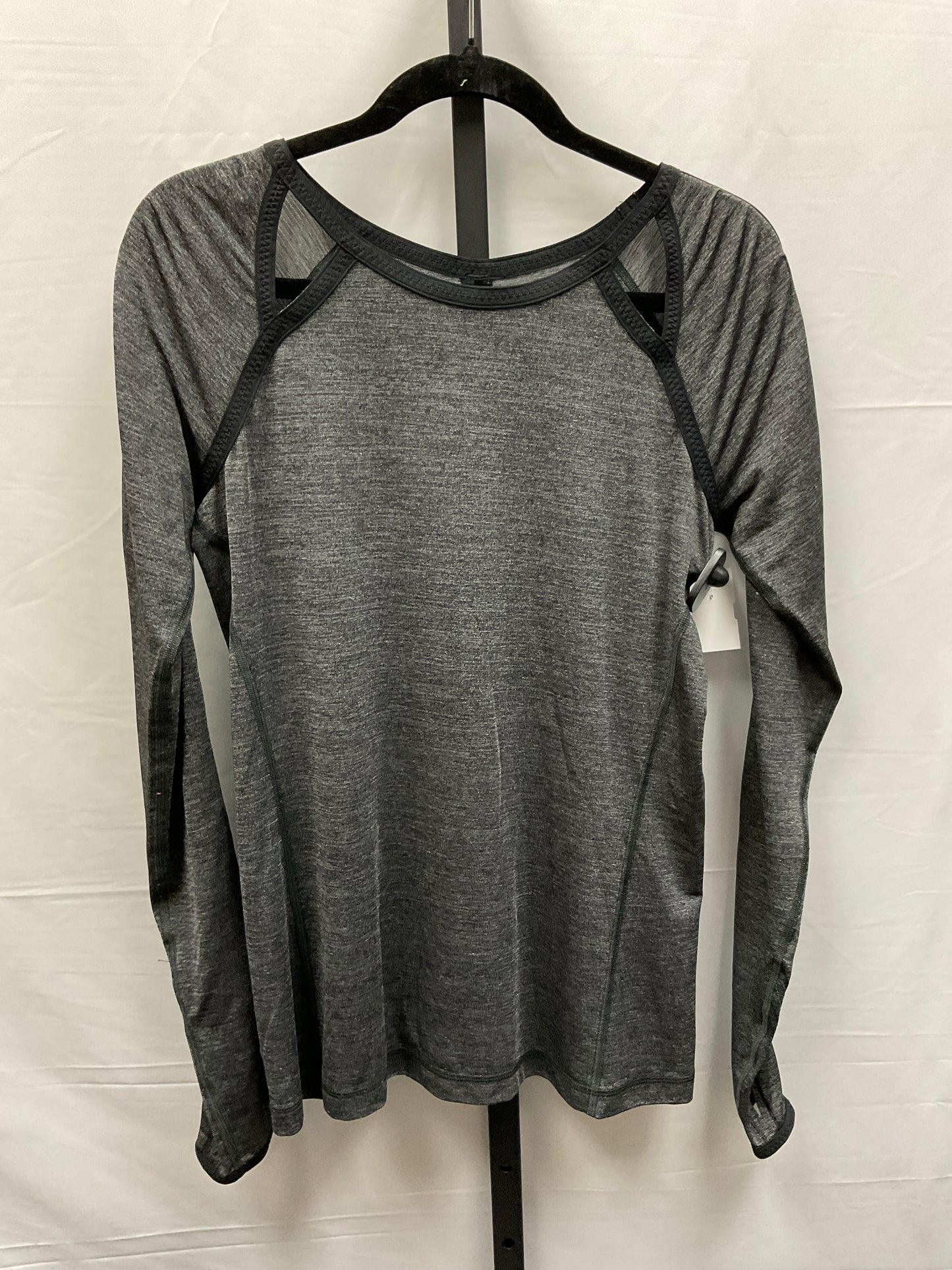 Grey Athletic Top Long Sleeve Crewneck Lululemon, Size 6