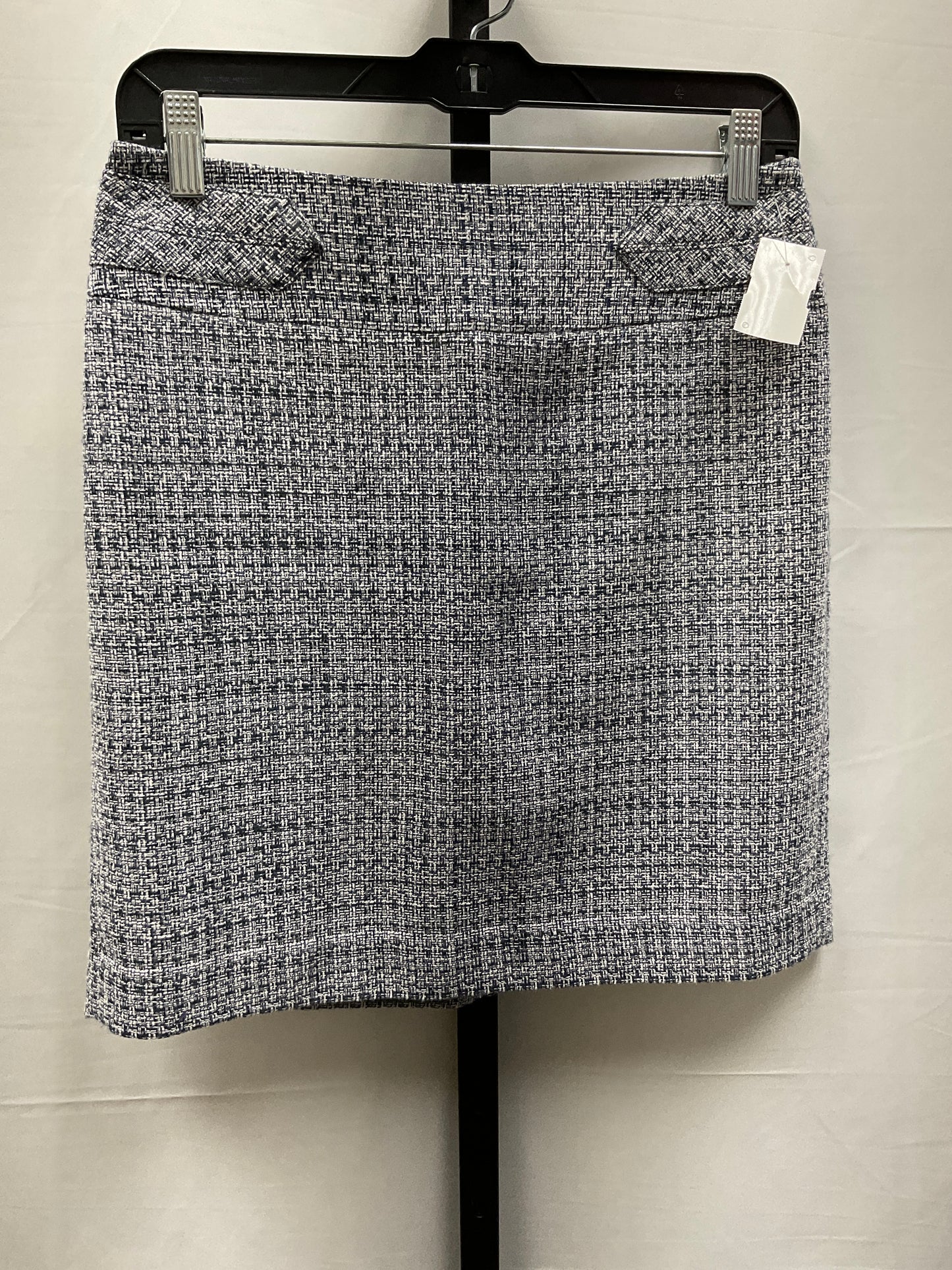 Skirt Mini & Short By Loft In Blue & Grey, Size: 2