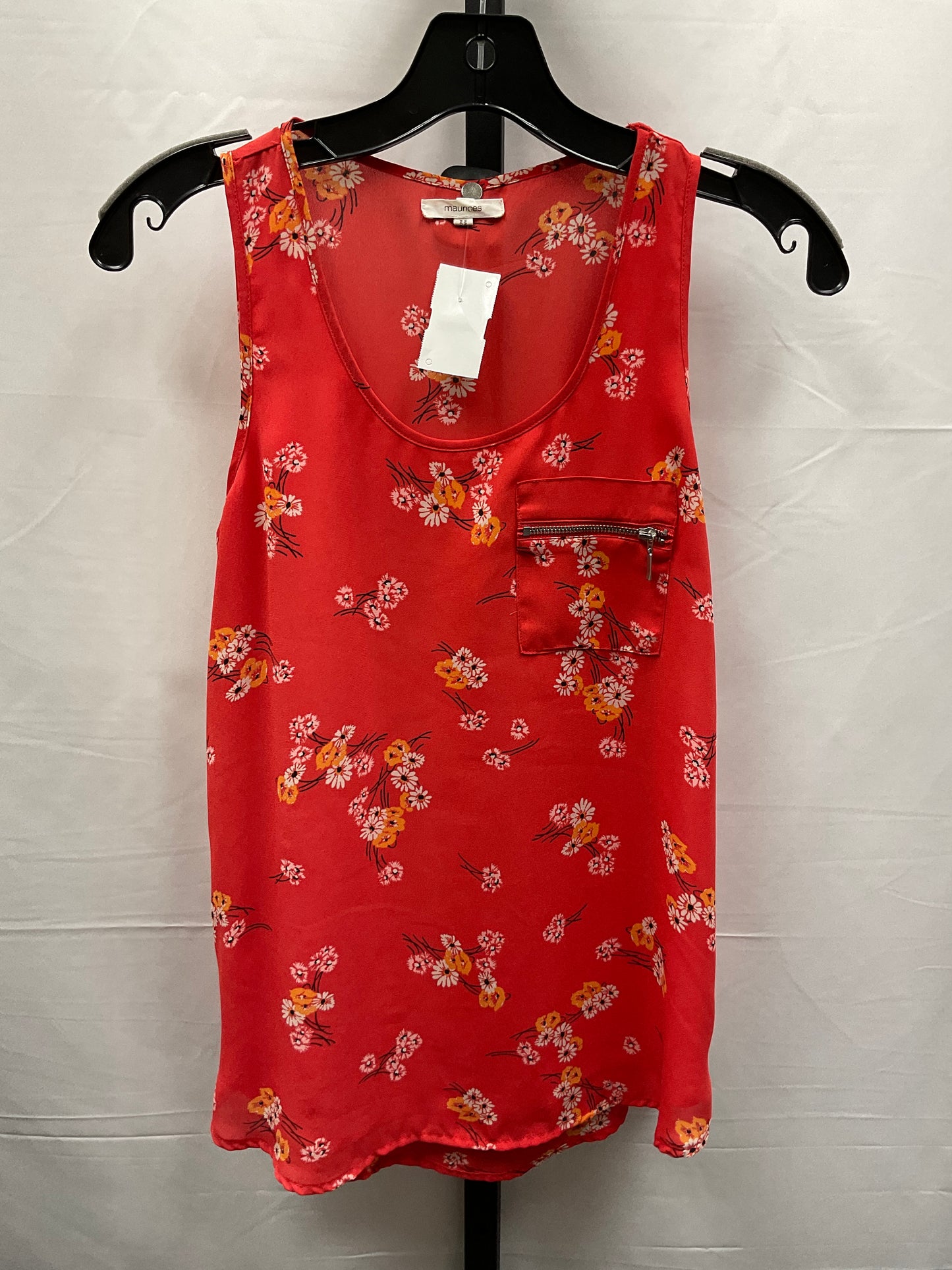 Floral Print Top Sleeveless Maurices, Size Xs