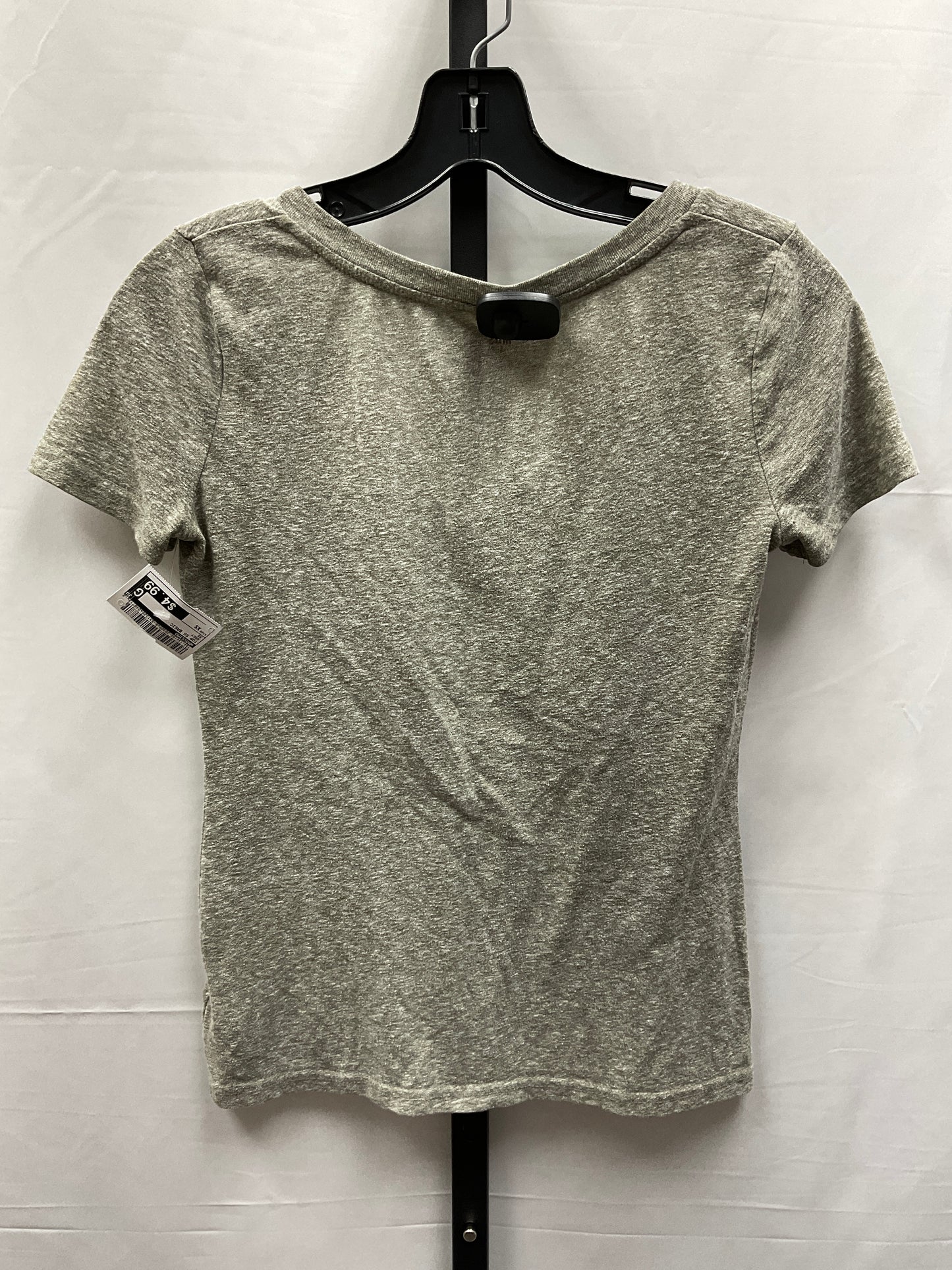 Grey Top Short Sleeve Basic Mossimo, Size Xs