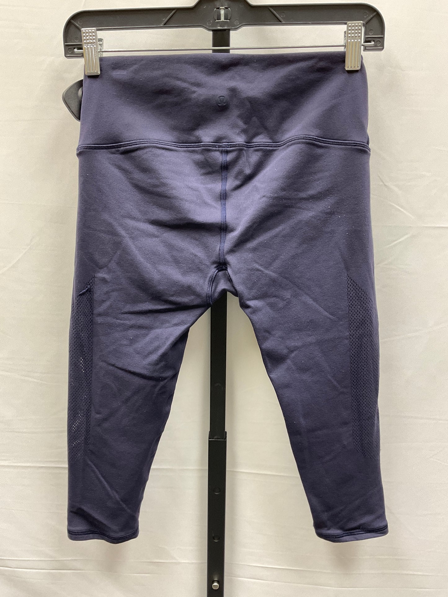 Navy Athletic Leggings Capris Lululemon, Size 8