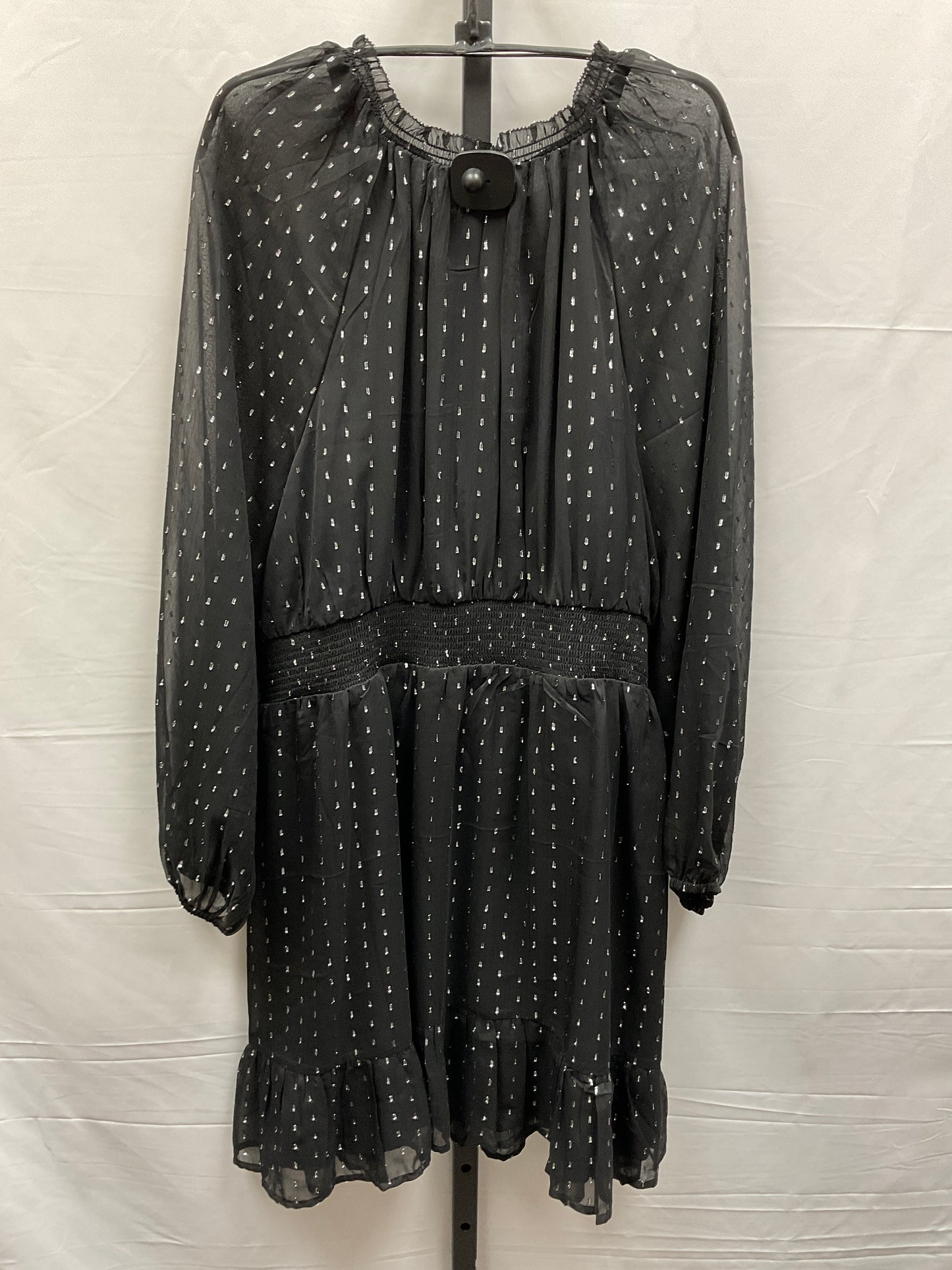 Black Dress Casual Midi Old Navy, Size Xl