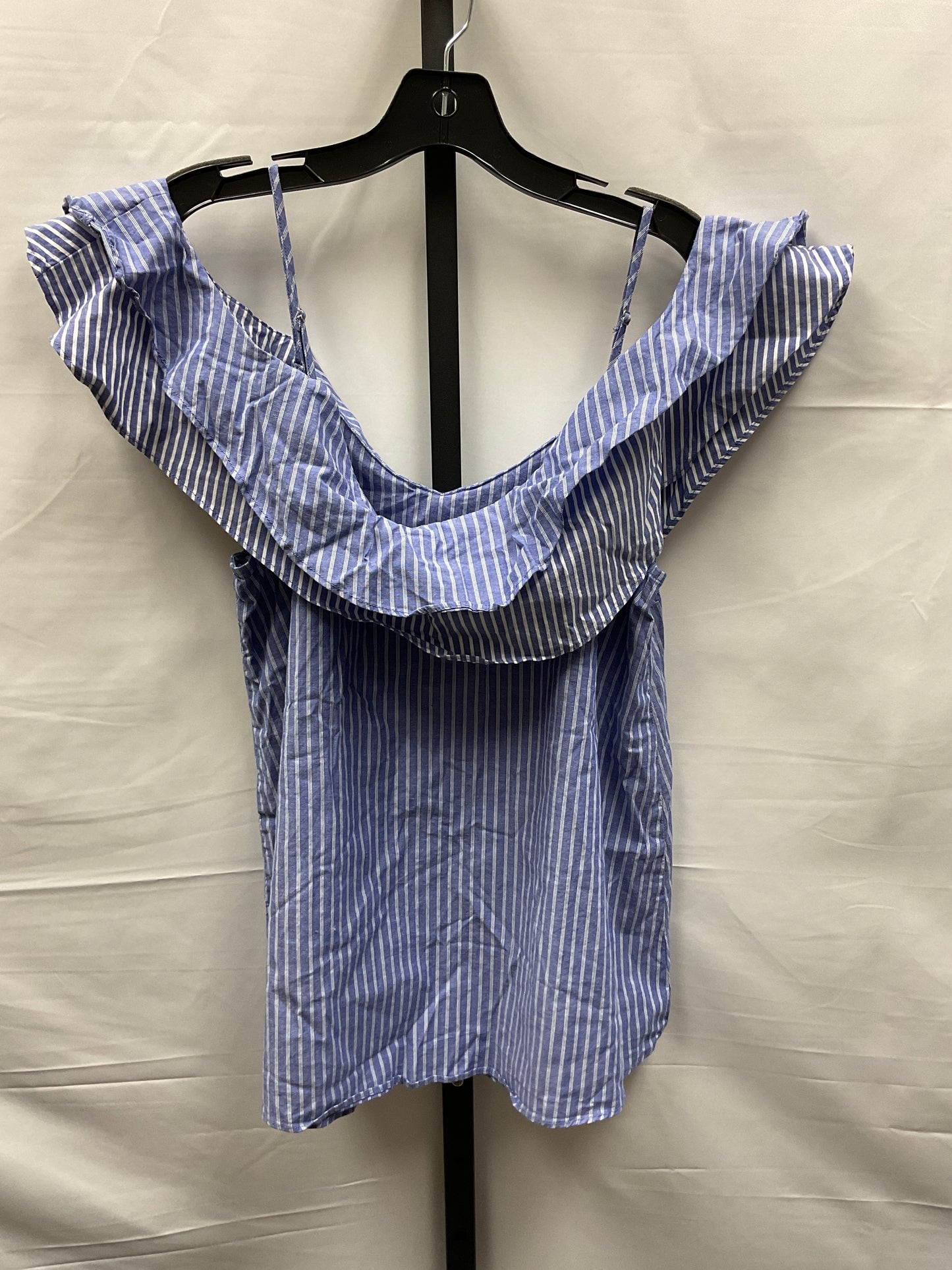 Striped Pattern Top Short Sleeve A New Day, Size M