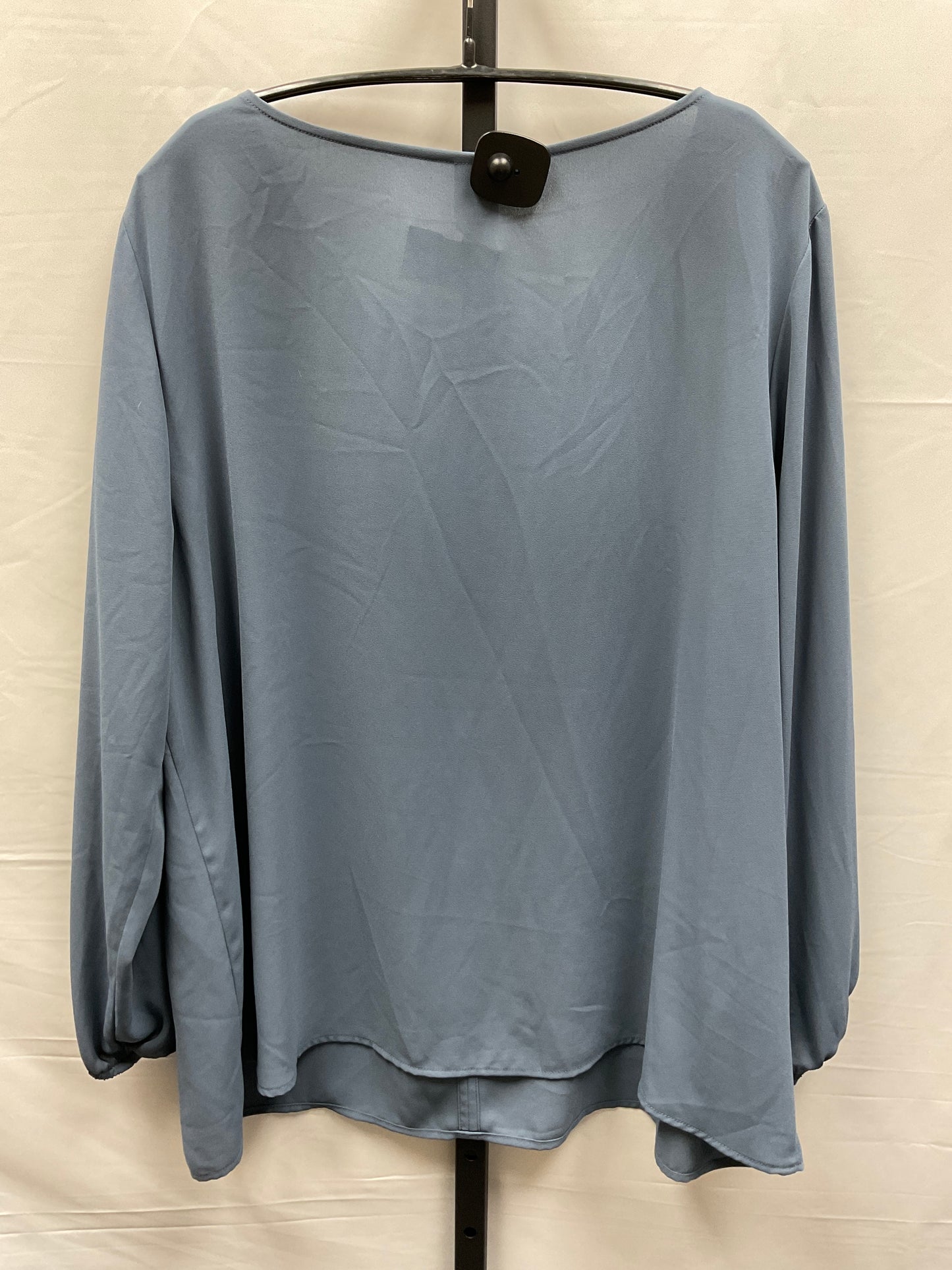 Grey Top Long Sleeve Terra & Sky, Size 1x