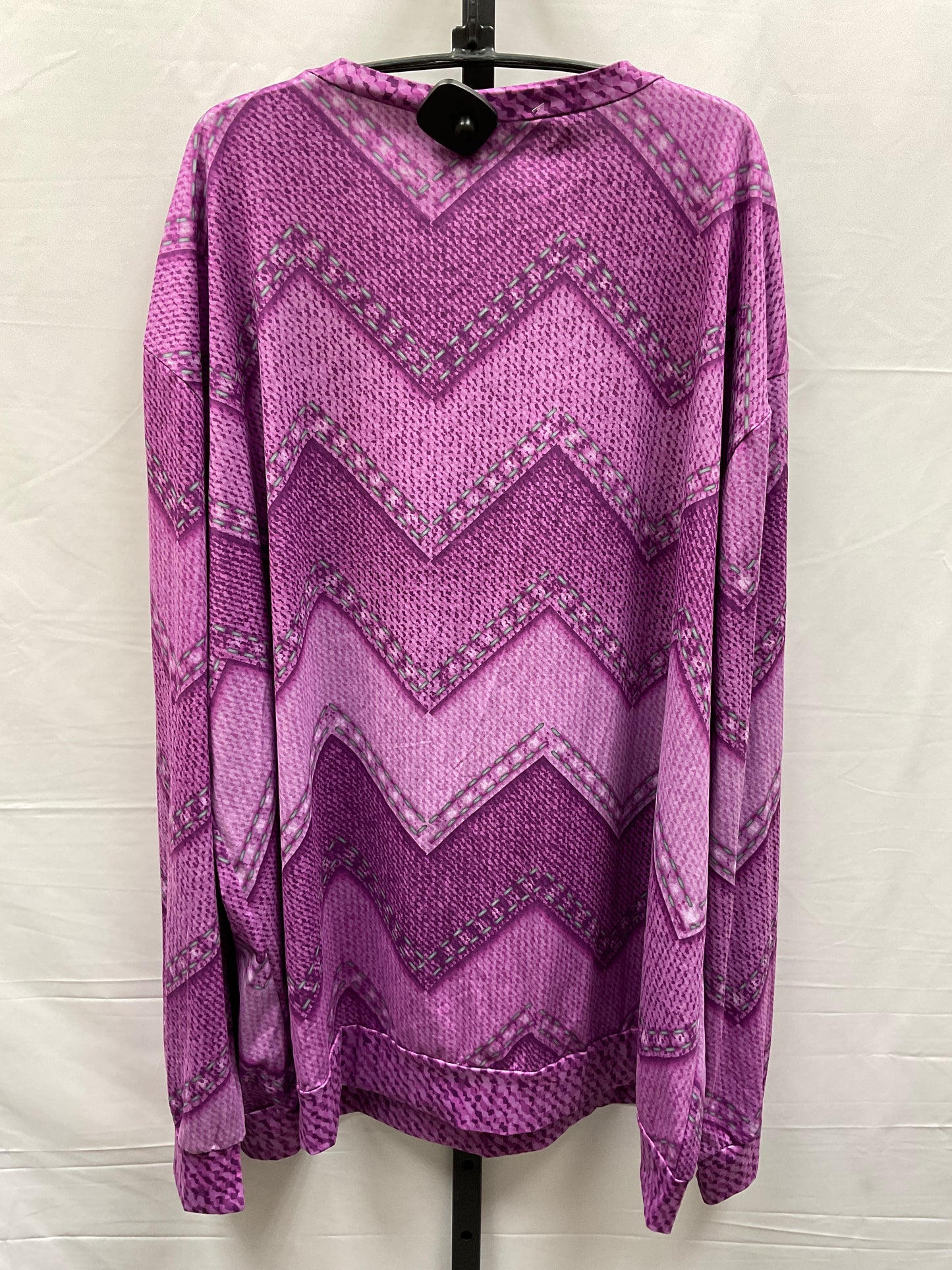 Purple Top Long Sleeve Clothes Mentor