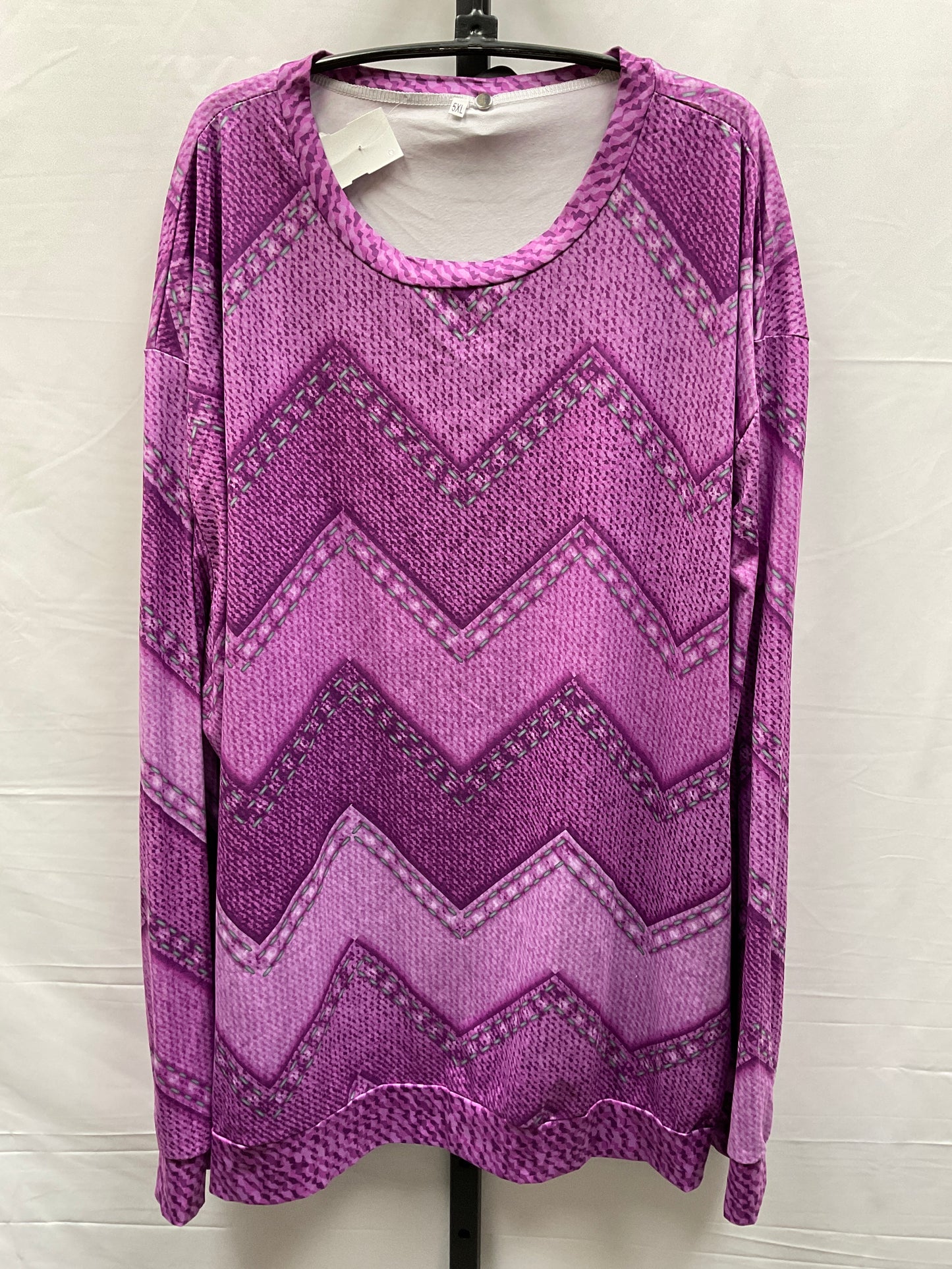 Purple Top Long Sleeve Clothes Mentor