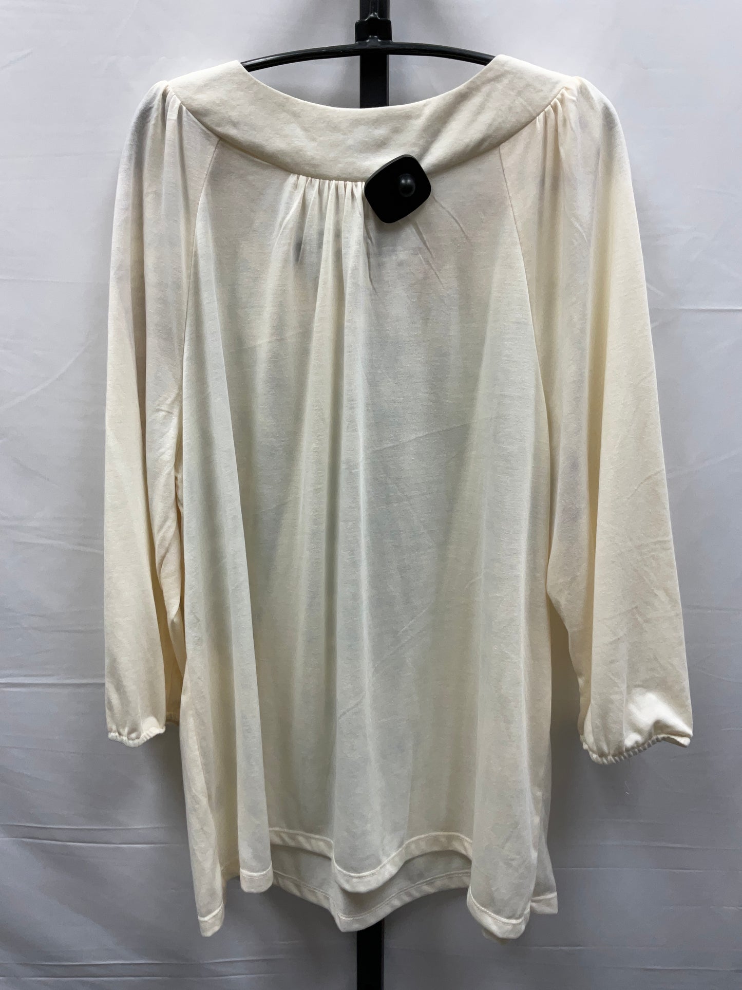 Cream Top Long Sleeve White Stag, Size Xxl