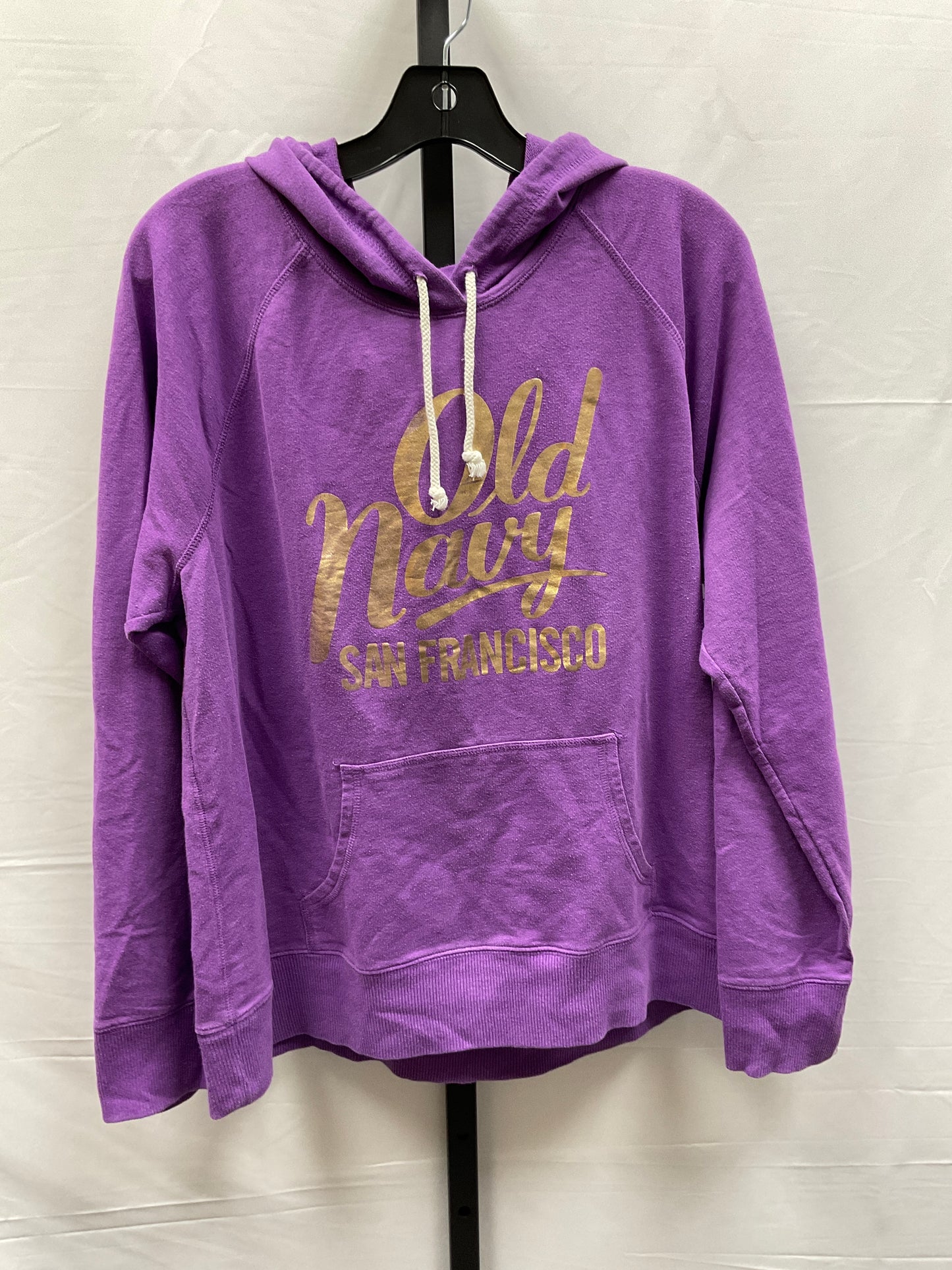 Purple Sweatshirt Hoodie Old Navy, Size Xl