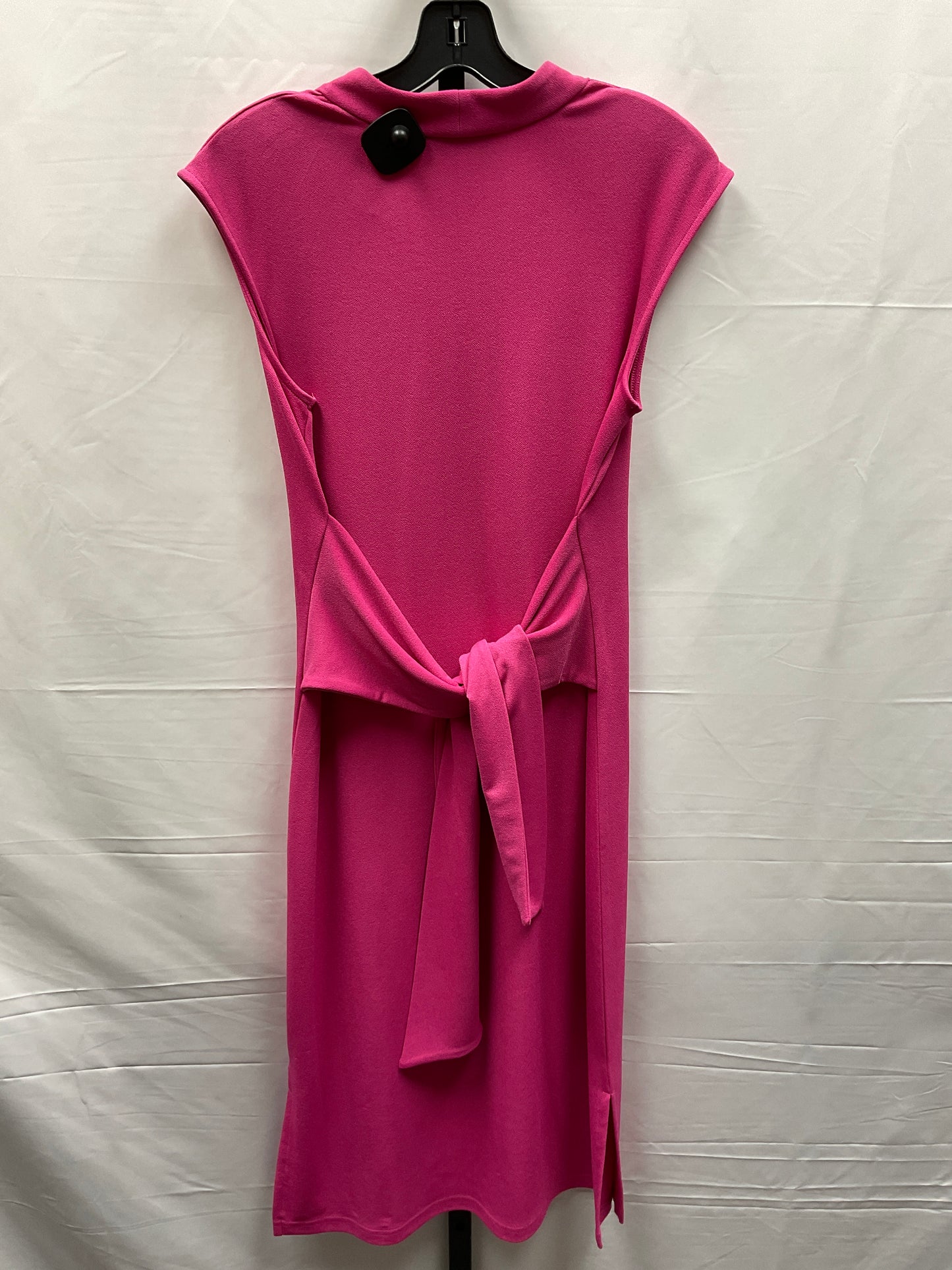 Pink Dress Casual Midi Isaac Mizrahi Live Qvc, Size S