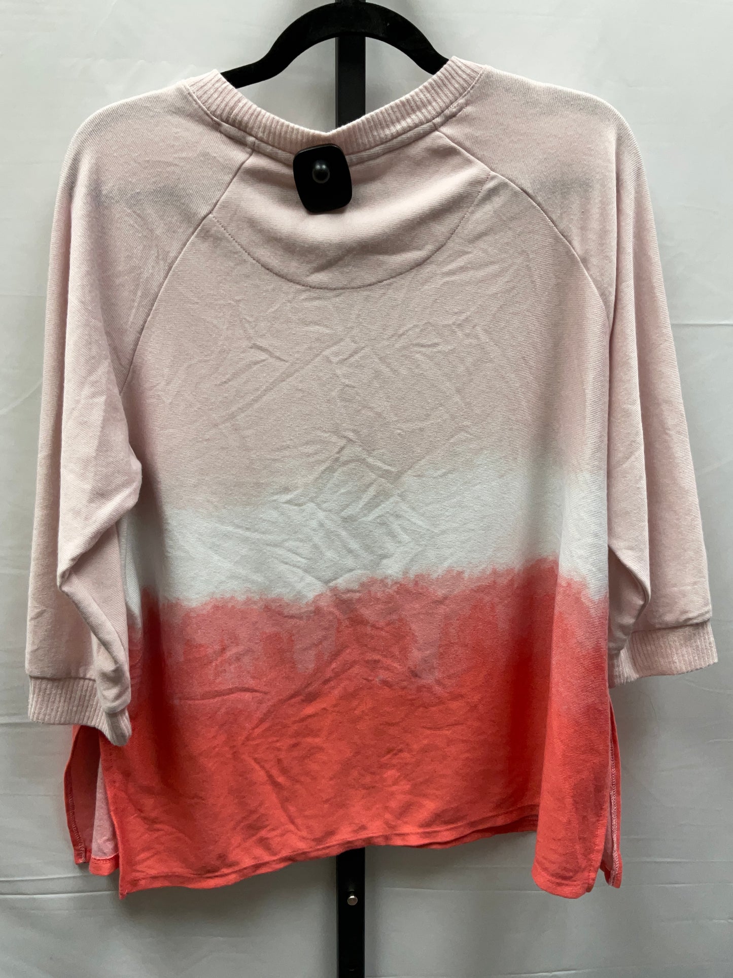 Ombre Print Top 3/4 Sleeve Secret Treasures, Size M