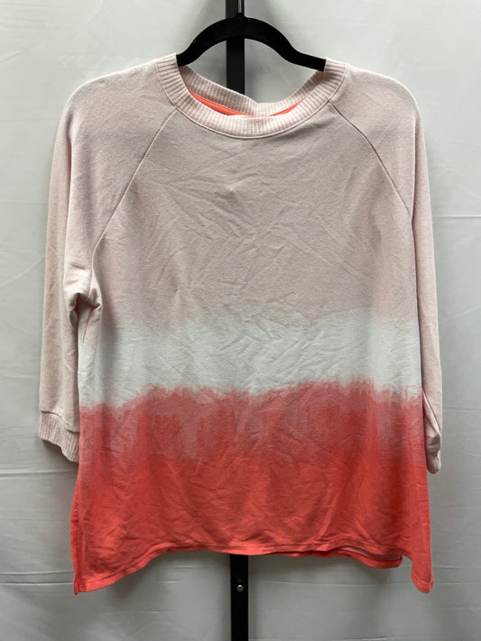 Ombre Print Top 3/4 Sleeve Secret Treasures, Size M